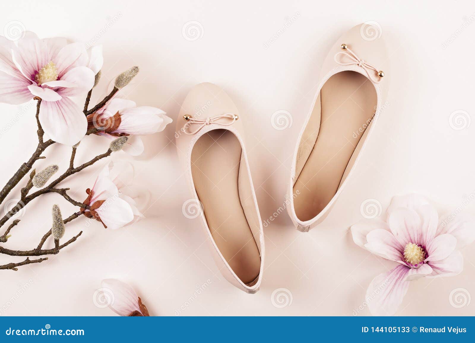 nude flower girl shoes