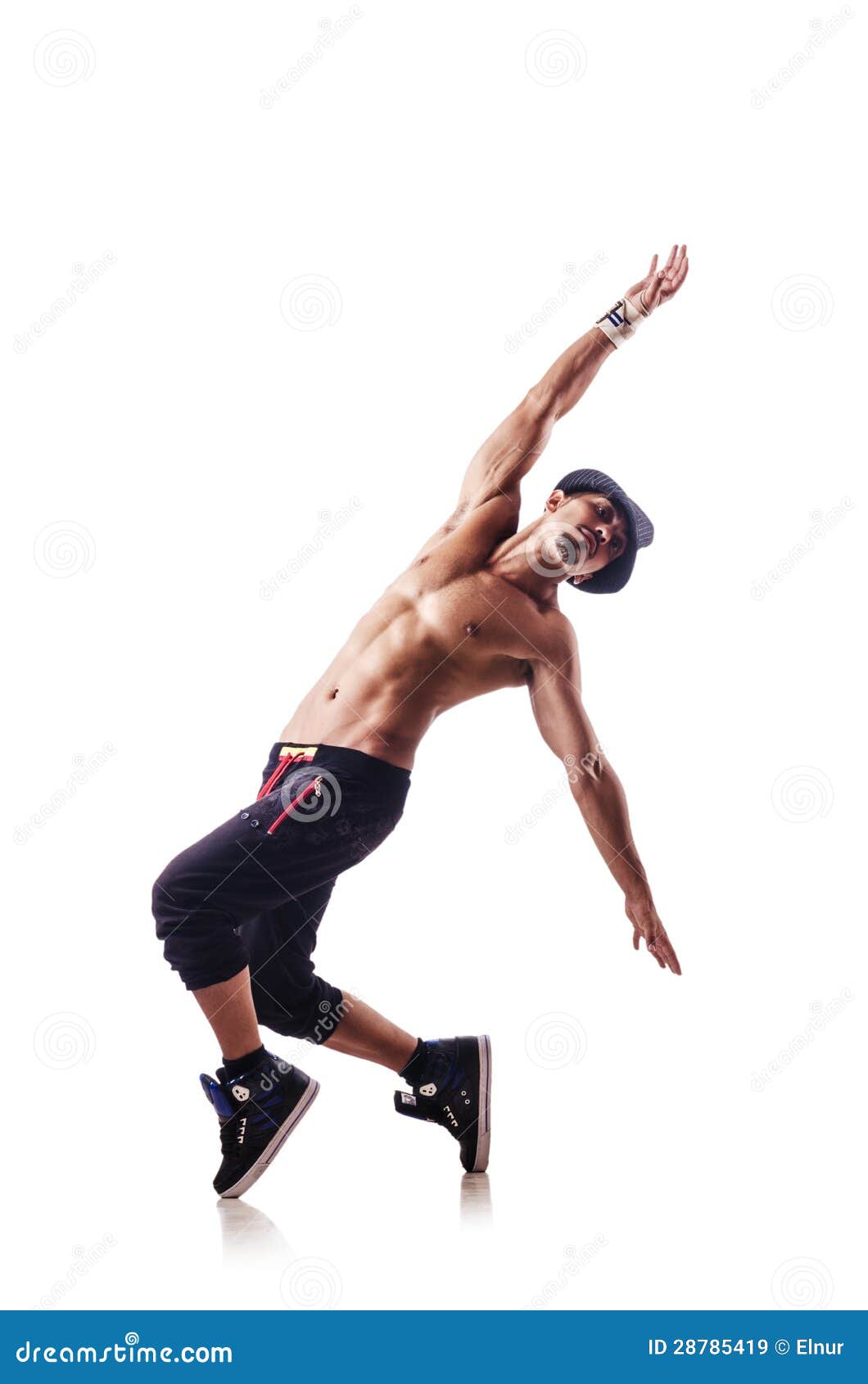 Nude dancer isolated stock image. Image of motion, dancing - 28785419