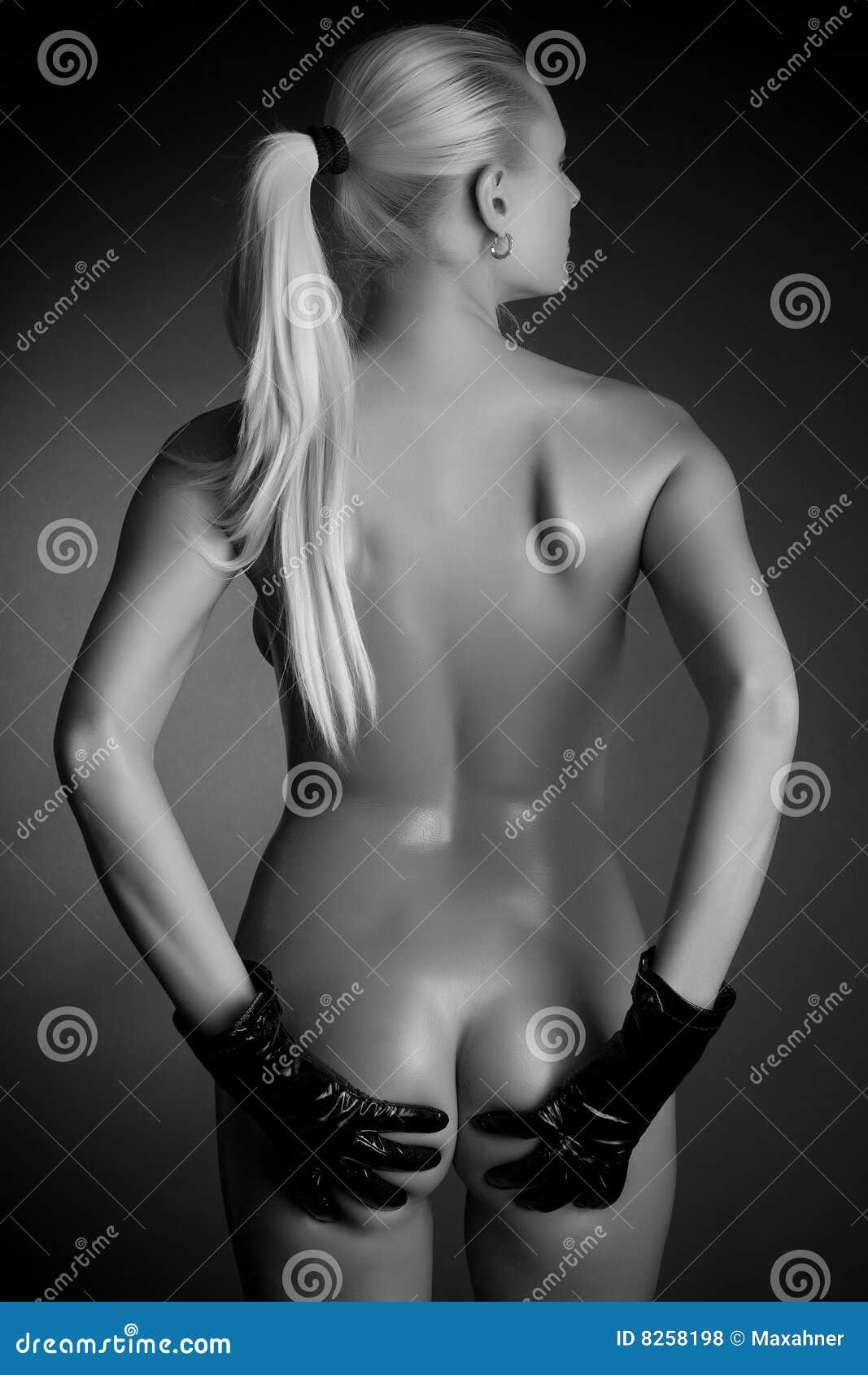 nude girl on gloves Nude girl in black gloves stock photo. Image of erotic - 8258198