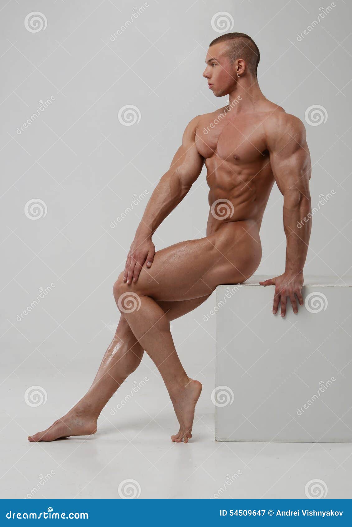 Naked male fitness models
