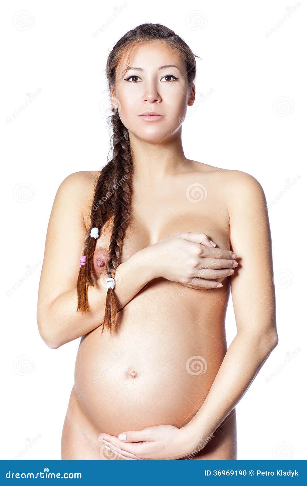 Desnudo Pregnant Breasts