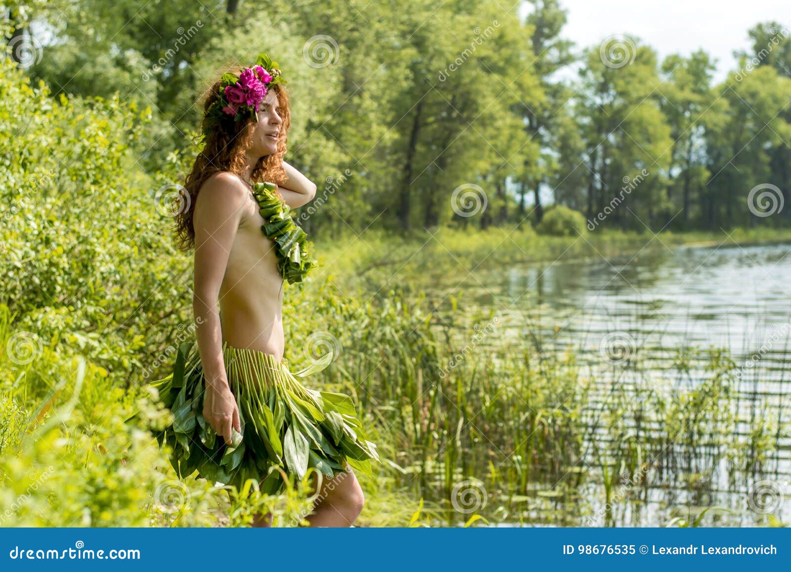 Naked Girls At The River Lake