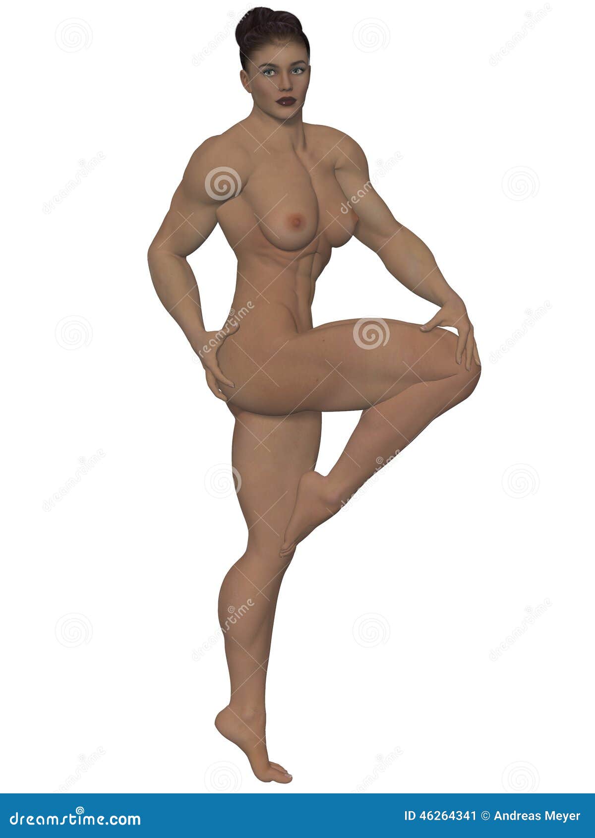 Strong Nude Woman 2