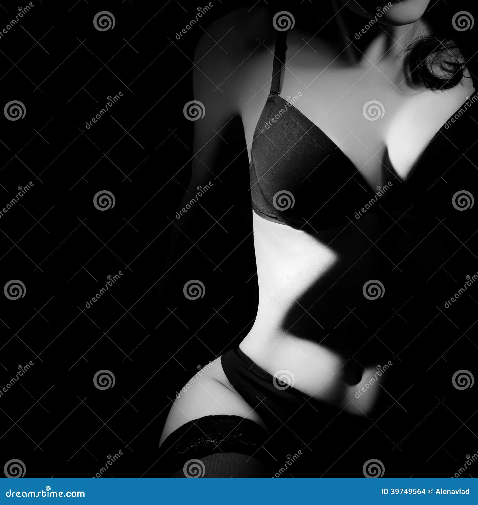 Sexy Black Erotica - Nude woman erotic. body stock photo. Image of girl, breast - 39749564