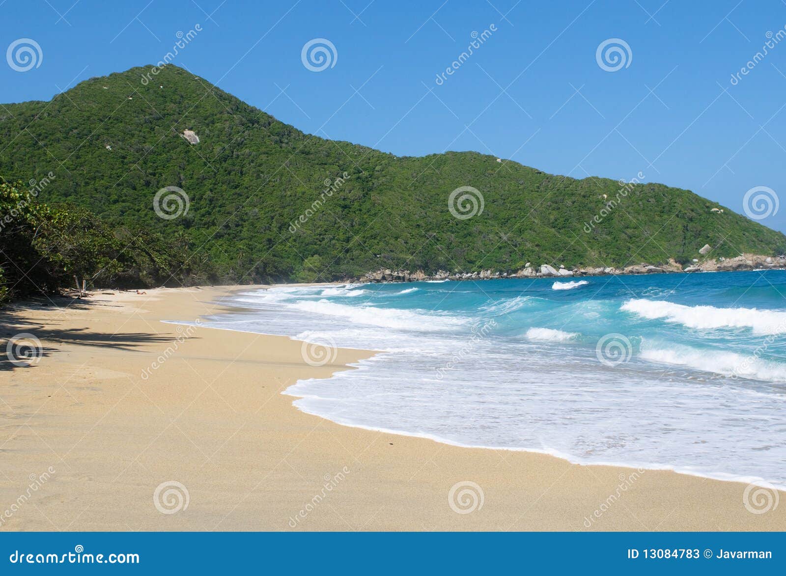 nudist beach, tayrona national park, colombia