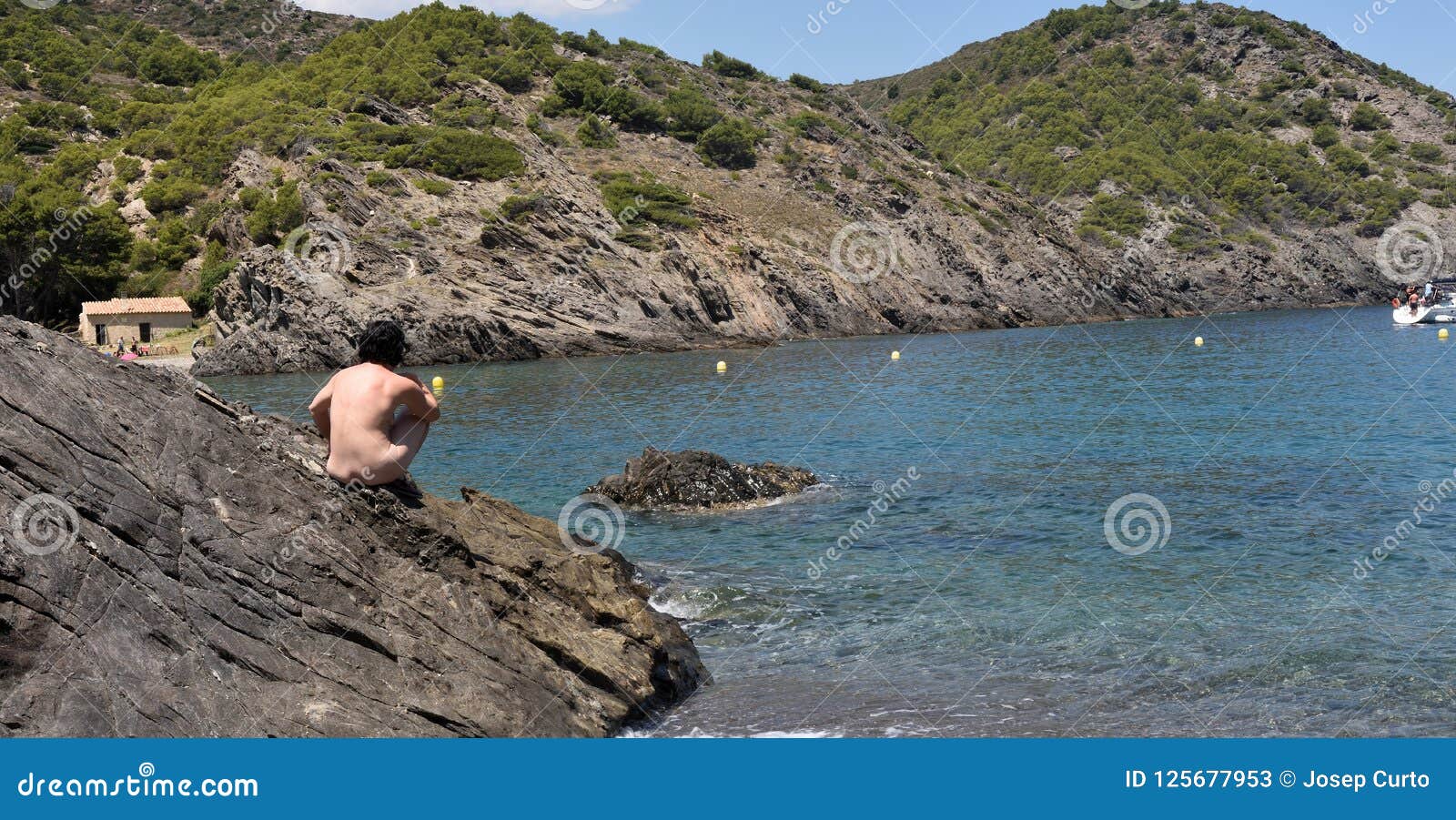 Nudist Woman On A Beach Stock Image Image Of Naked