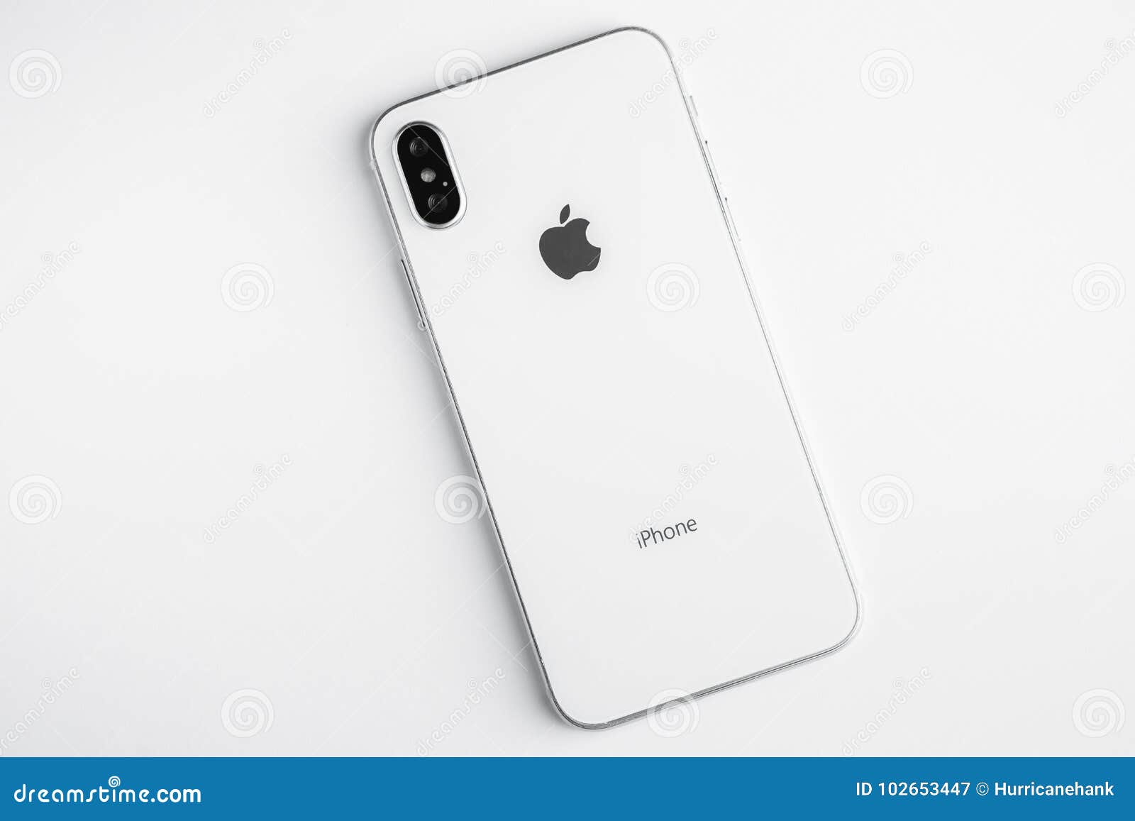 Nuevo IPhone Blanco X El último Modelo De Apple Iphone 10 Fotografía  editorial - Imagen de moderno, fondo: 102653447