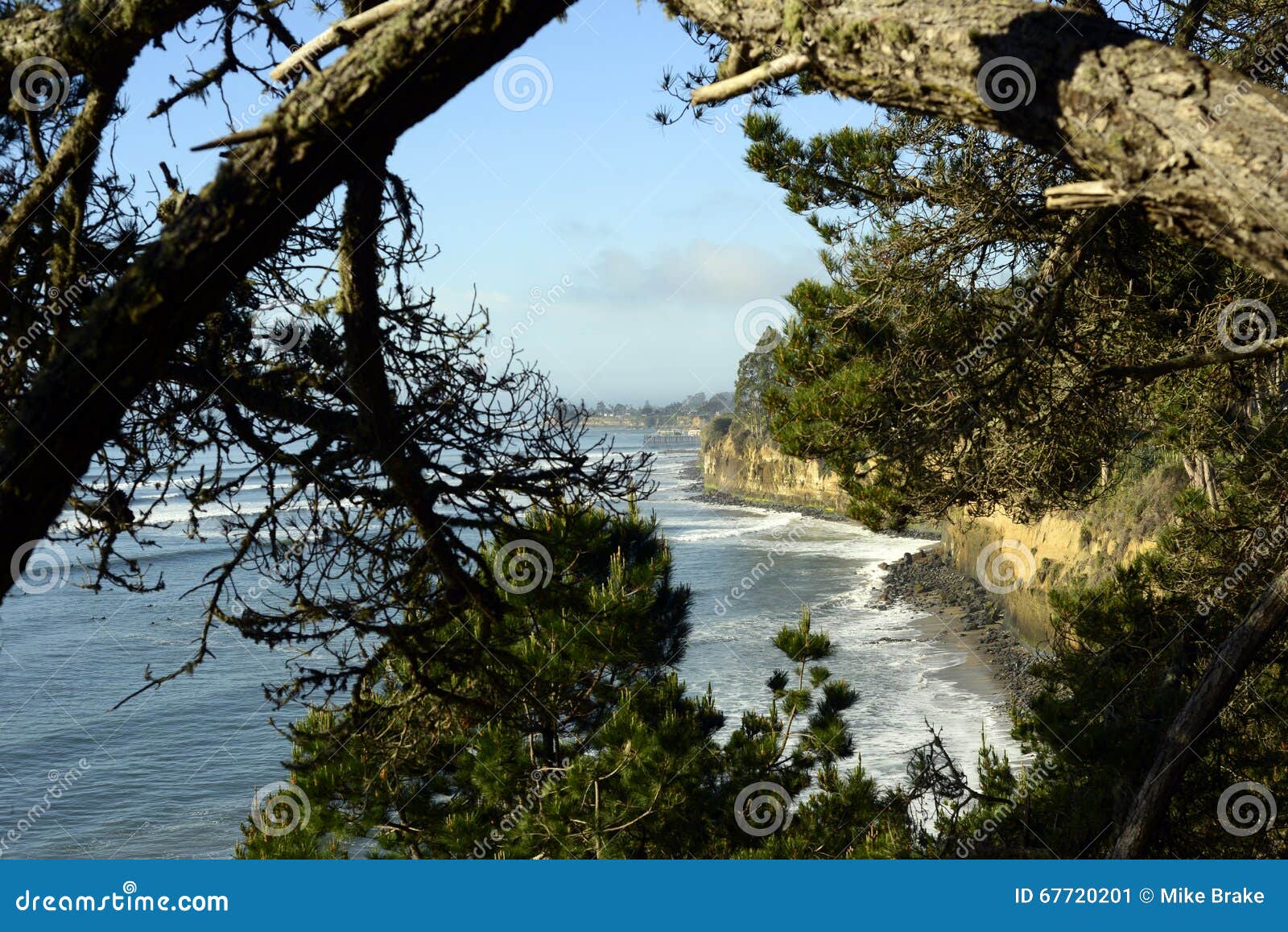 Nuevos Brighton State Beach Y Camping, Capitola, California Imagen de