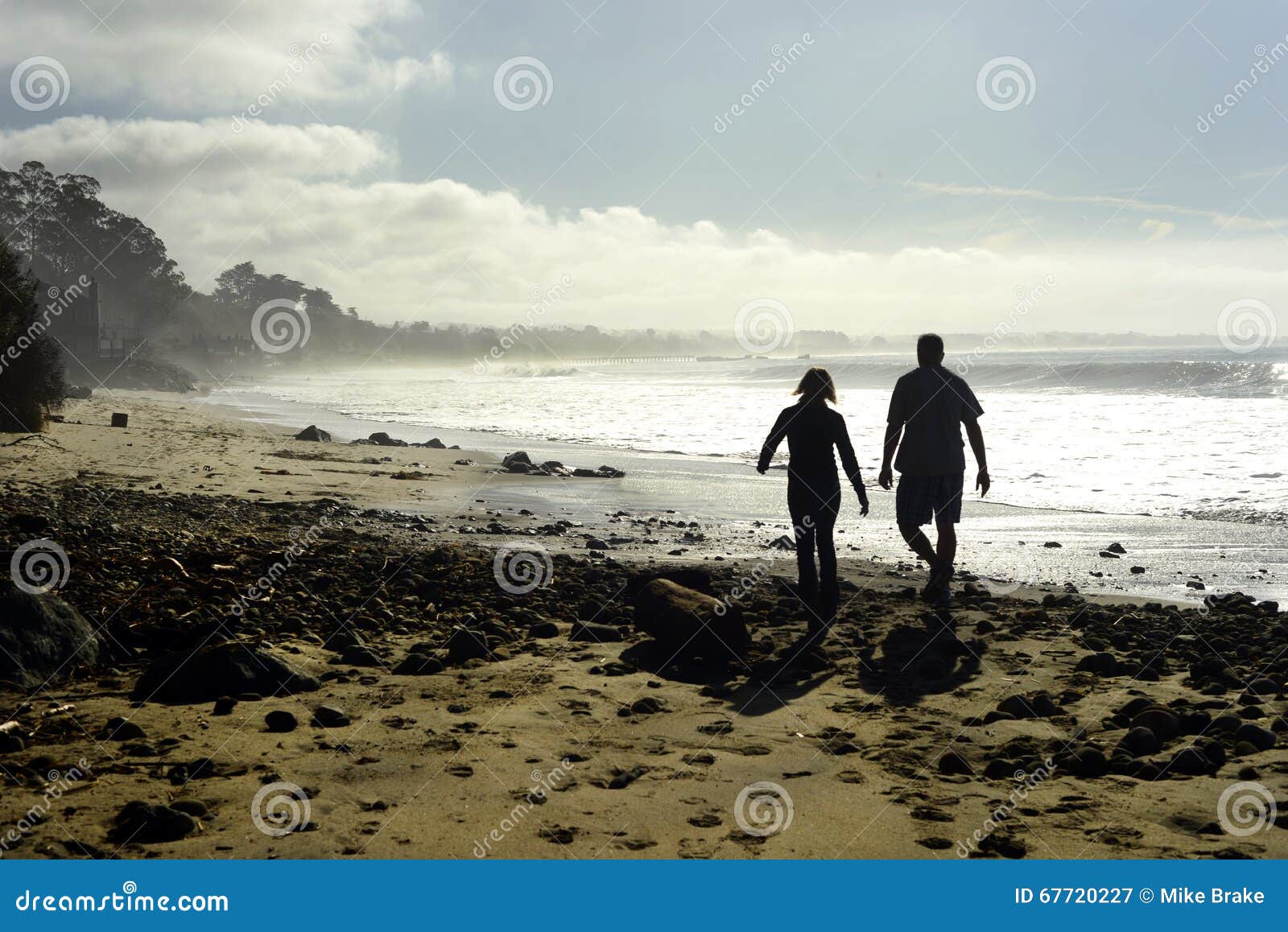 Nuevos Brighton State Beach Y Camping, Capitola, California Imagen de