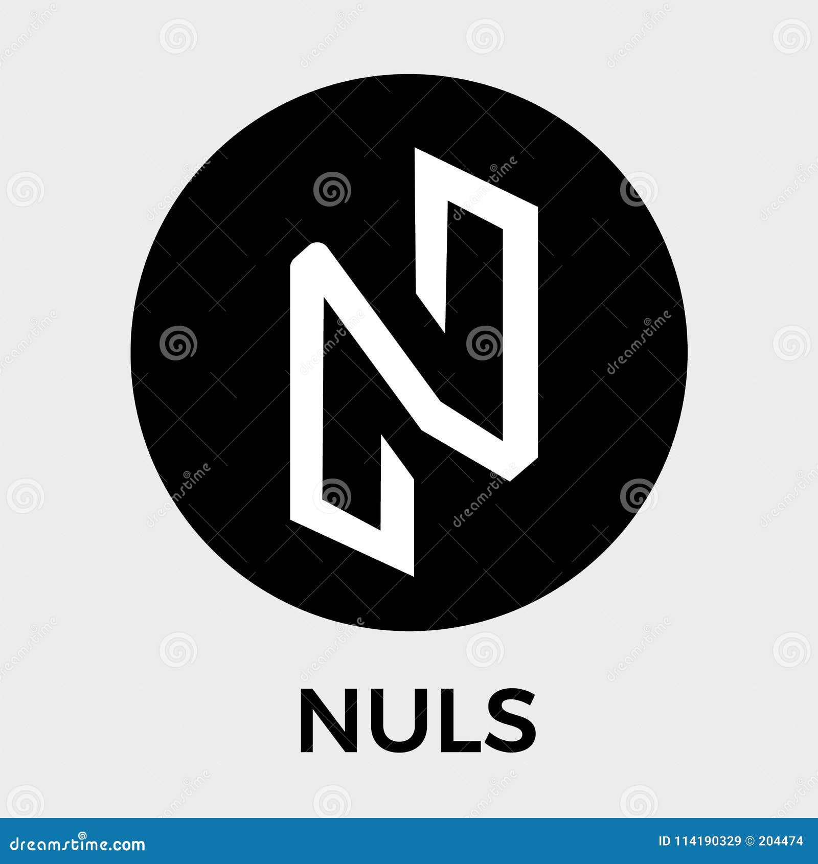 Nuls Vector Logo. Blockchain Project Which is a Highly Customizable Modular  Blockchain Infrastructure and Crypto Currency. Stock Vector - Illustration  of cryptocurrency, bank: 114190329