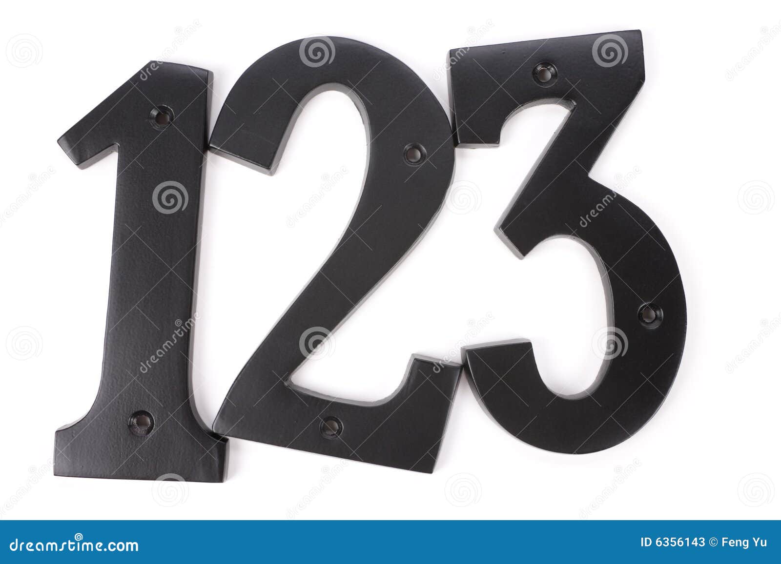 Number 1 2 3 stock image. Image of number, symbol, second - 6356143
