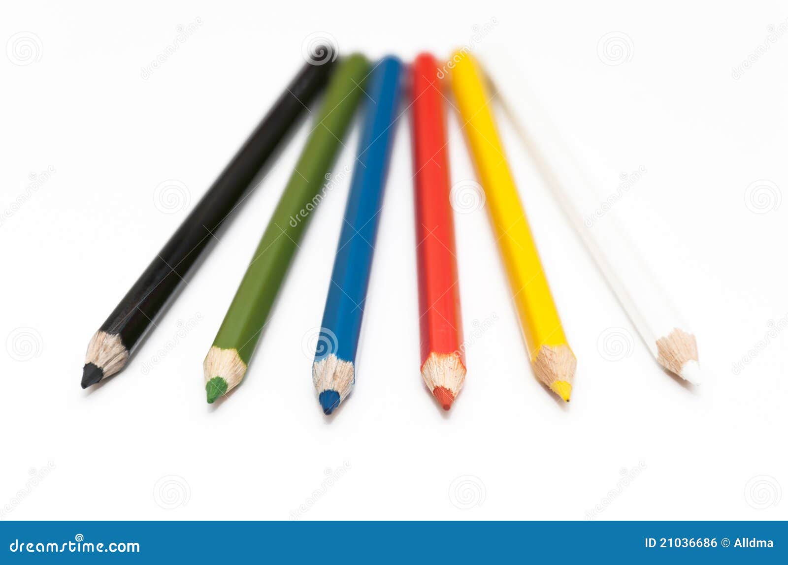 Number of colored pencils stock photo. Image of macro - 21036686