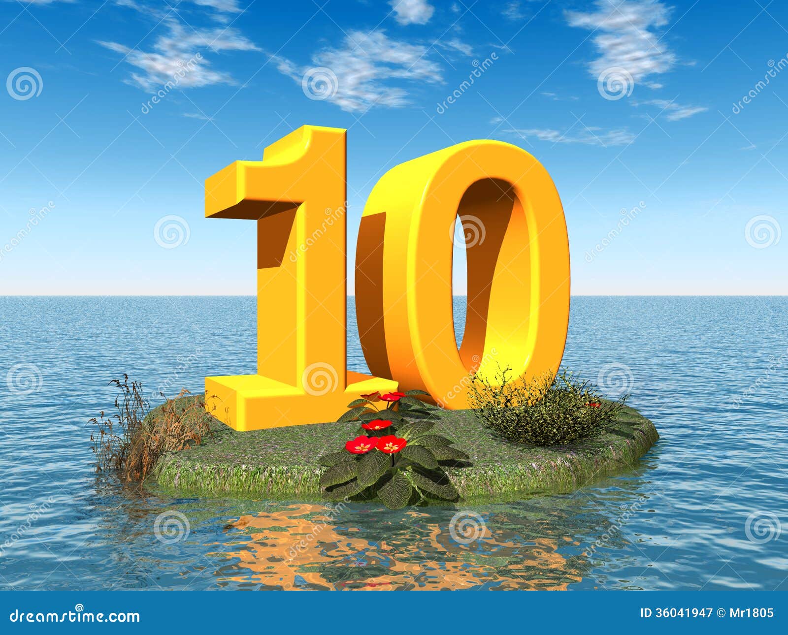 The Number 10 Royalty Free Stock Photography - Image: 36041947