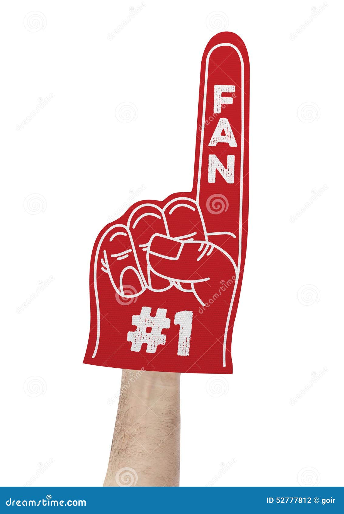 number 1 fan foam hand