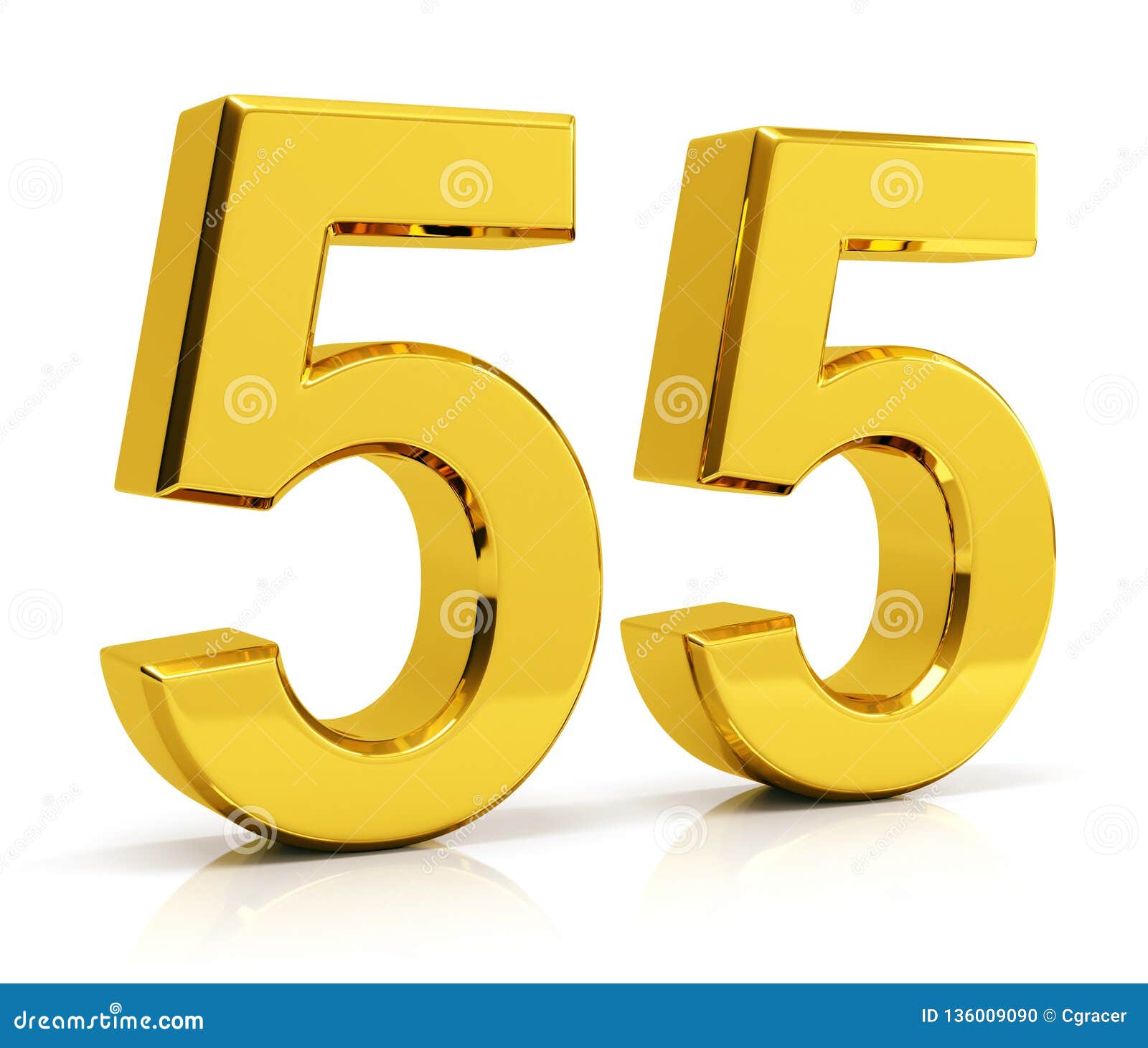 Number 55 stock illustration. Illustration of gold, icon - 136009090