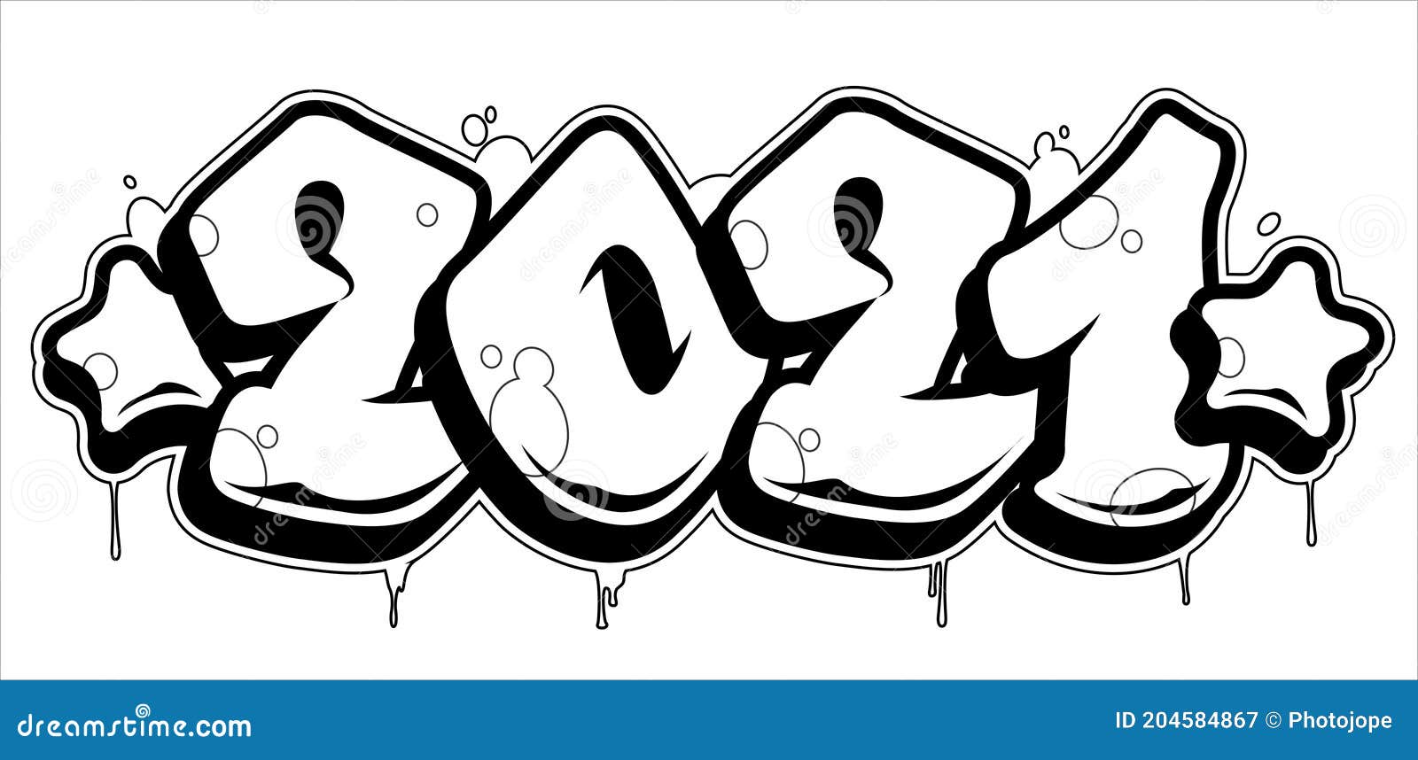 Cool Graffiti Letters And Numbers - anotherlibraryguy