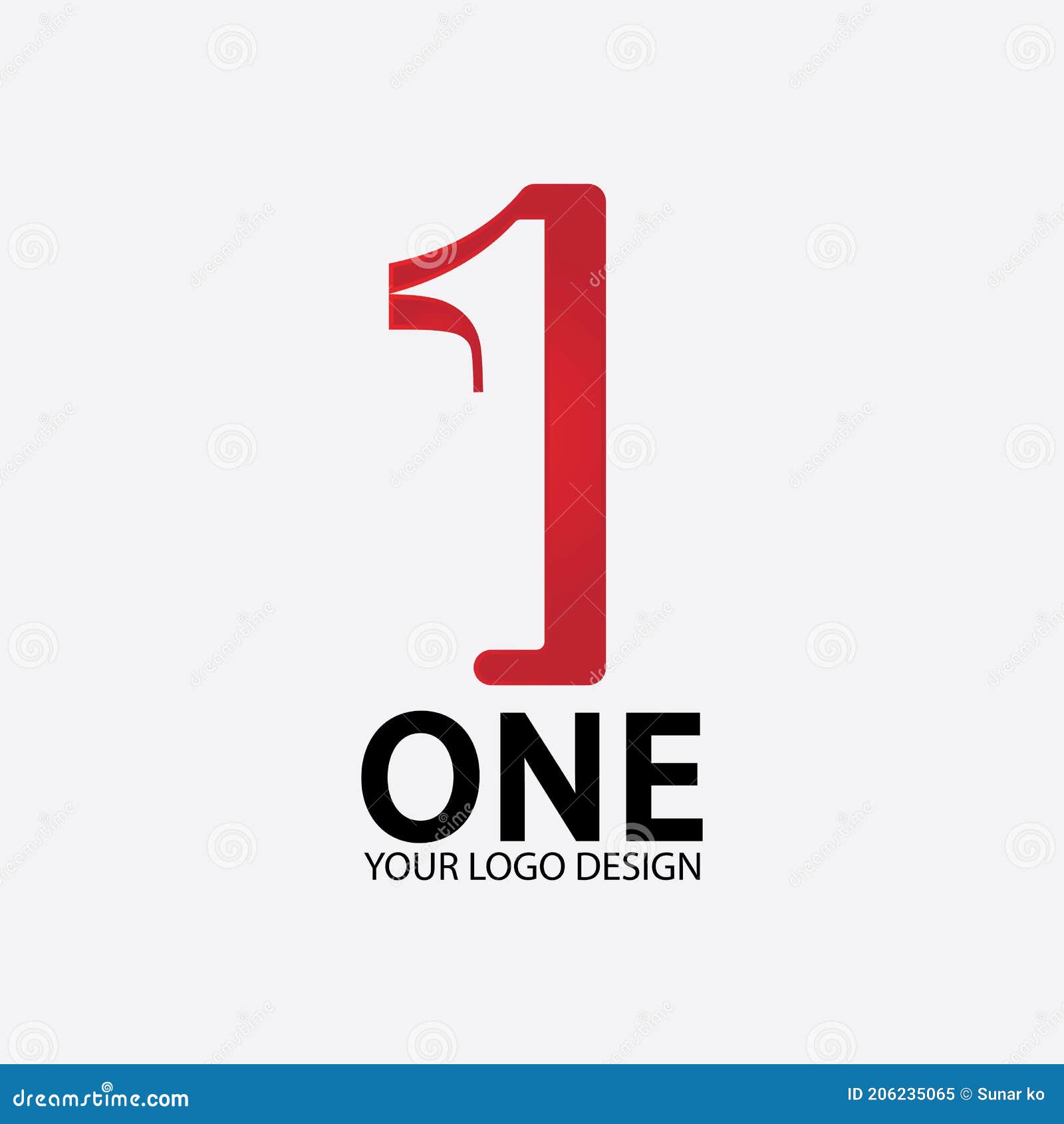 Number 1 Logo Vector Icon Design Template Stock Vector - Illustration ...