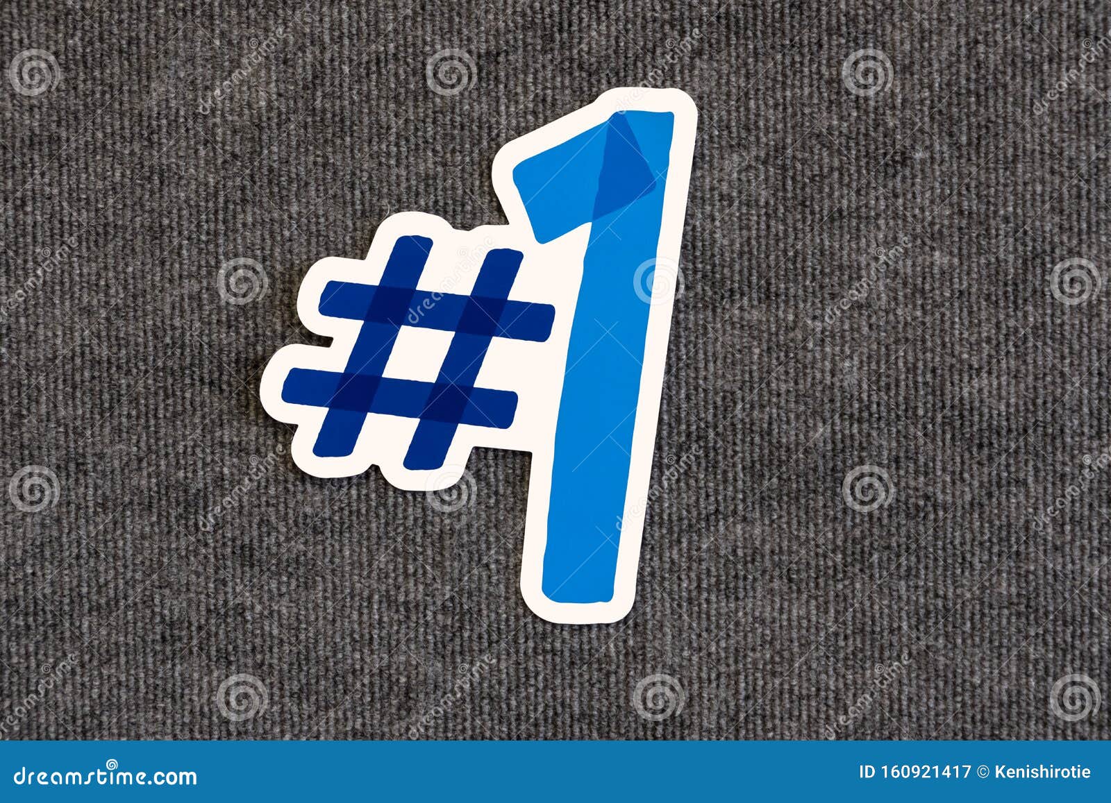 Number one blue color icon stock image. Image of paper - 160921417