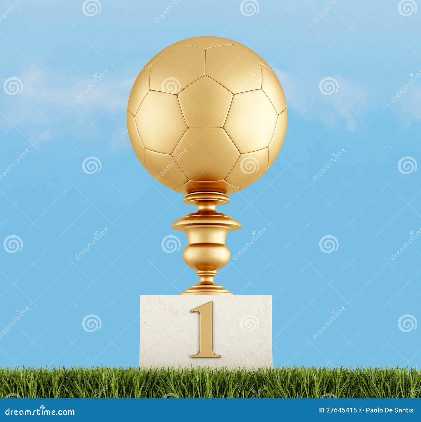 Number one in football stock illustration. Illustration of numbers 27645415
