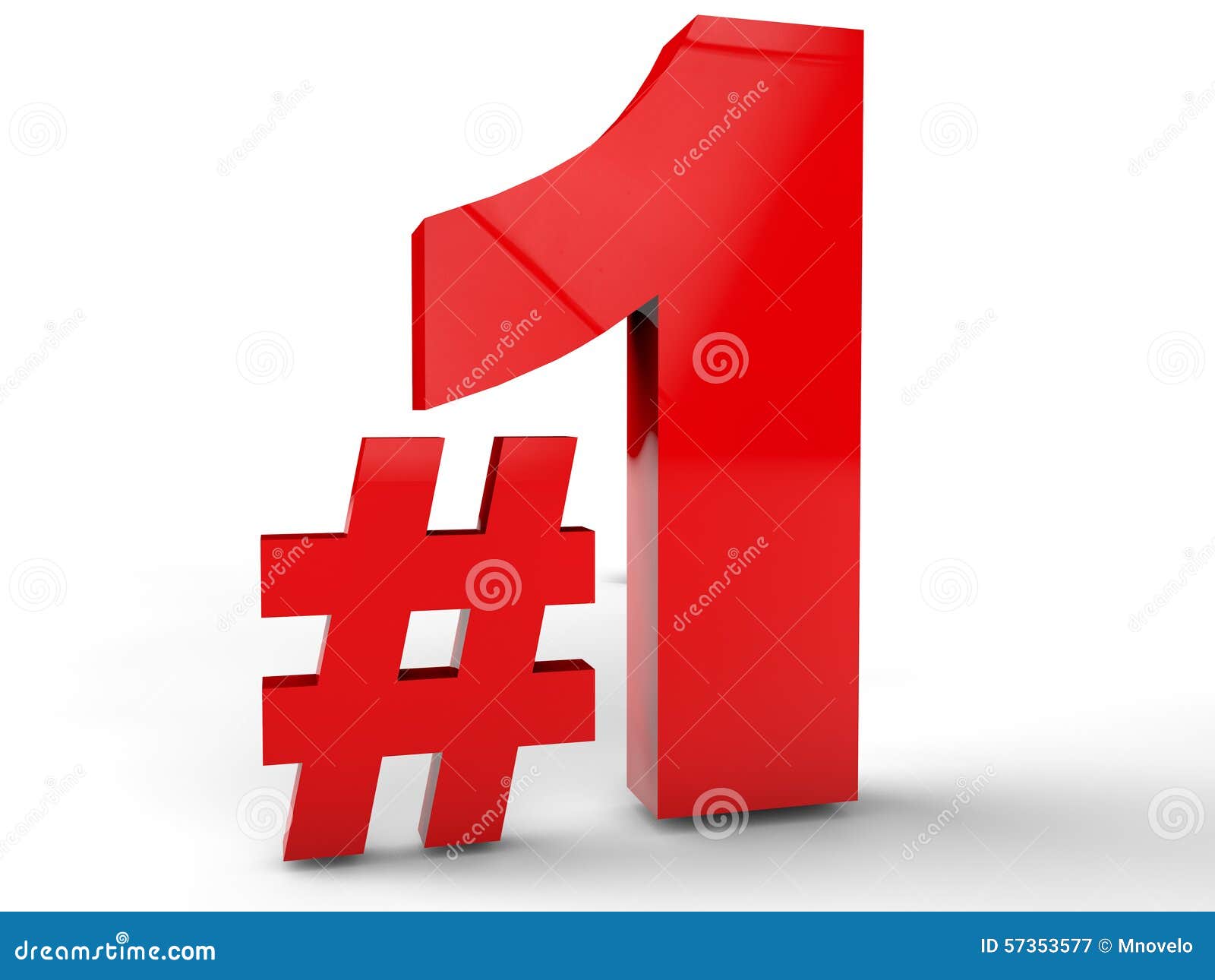  Number  One  stock illustration Illustration of white 