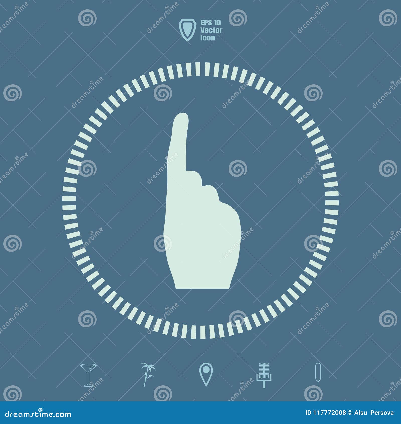 Number one vector icon stock vector. Illustration of background - 117772008
