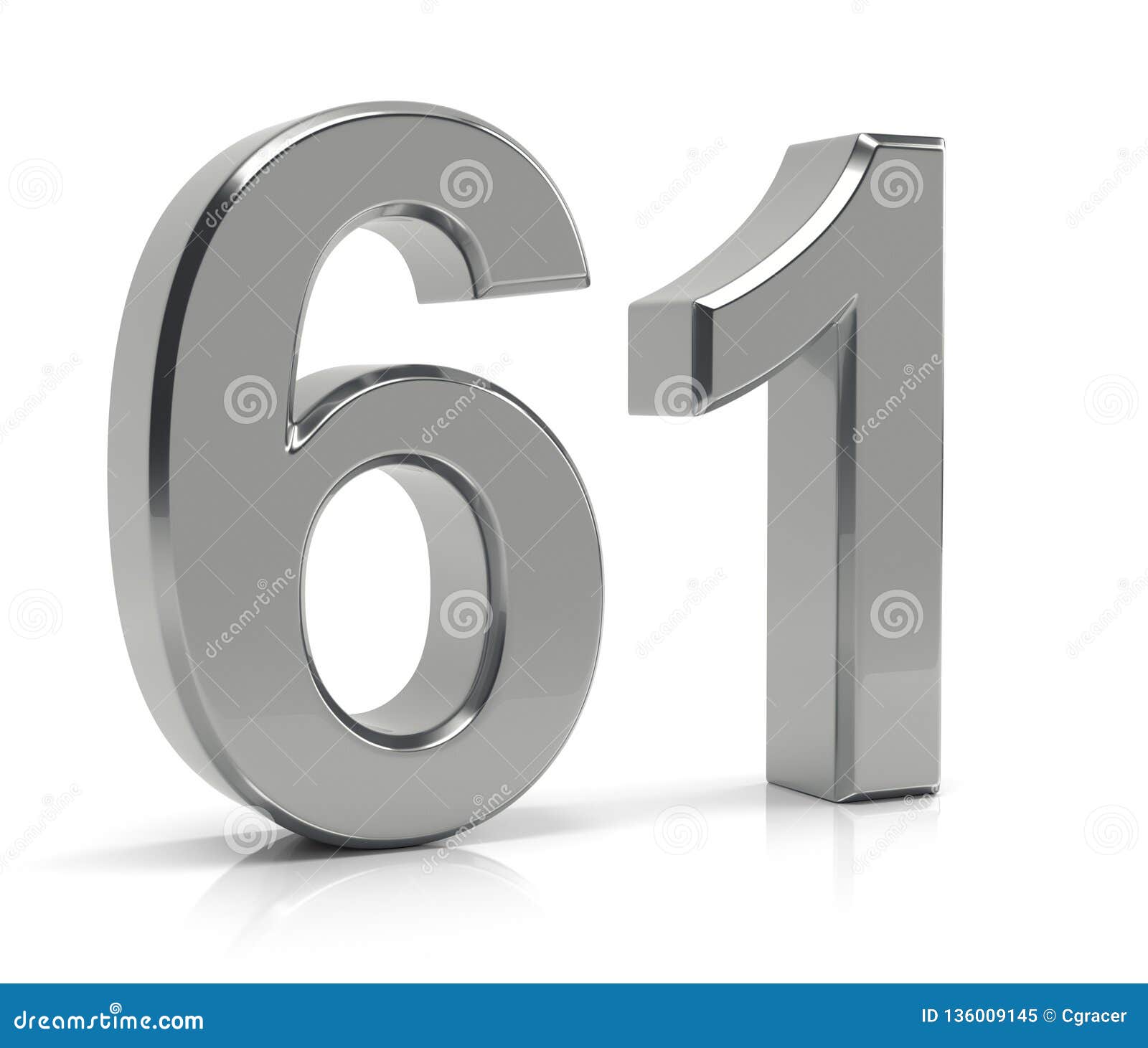 number-61-stock-illustration-illustration-of-shiny-136009145