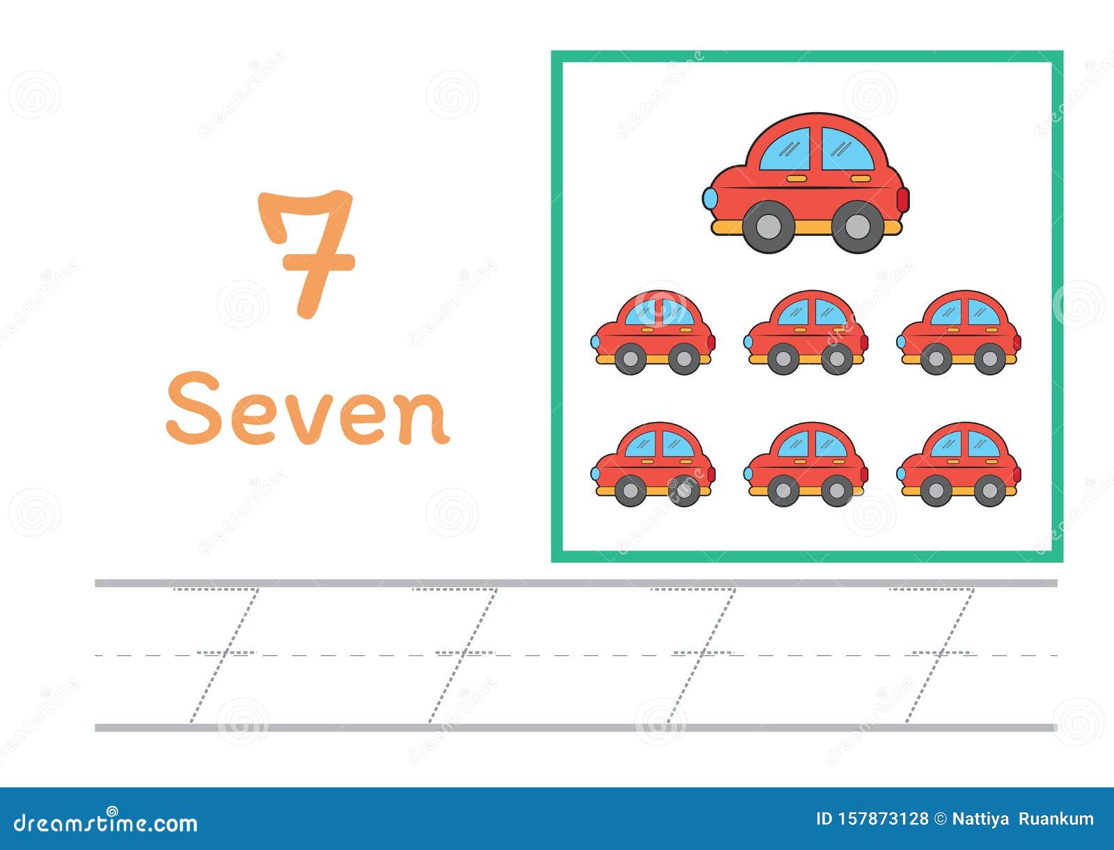 number tracing and writing tracing worksheet for kindergarten learning
