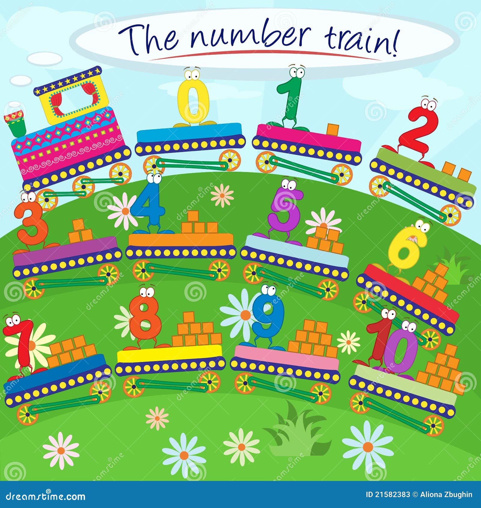 the number train