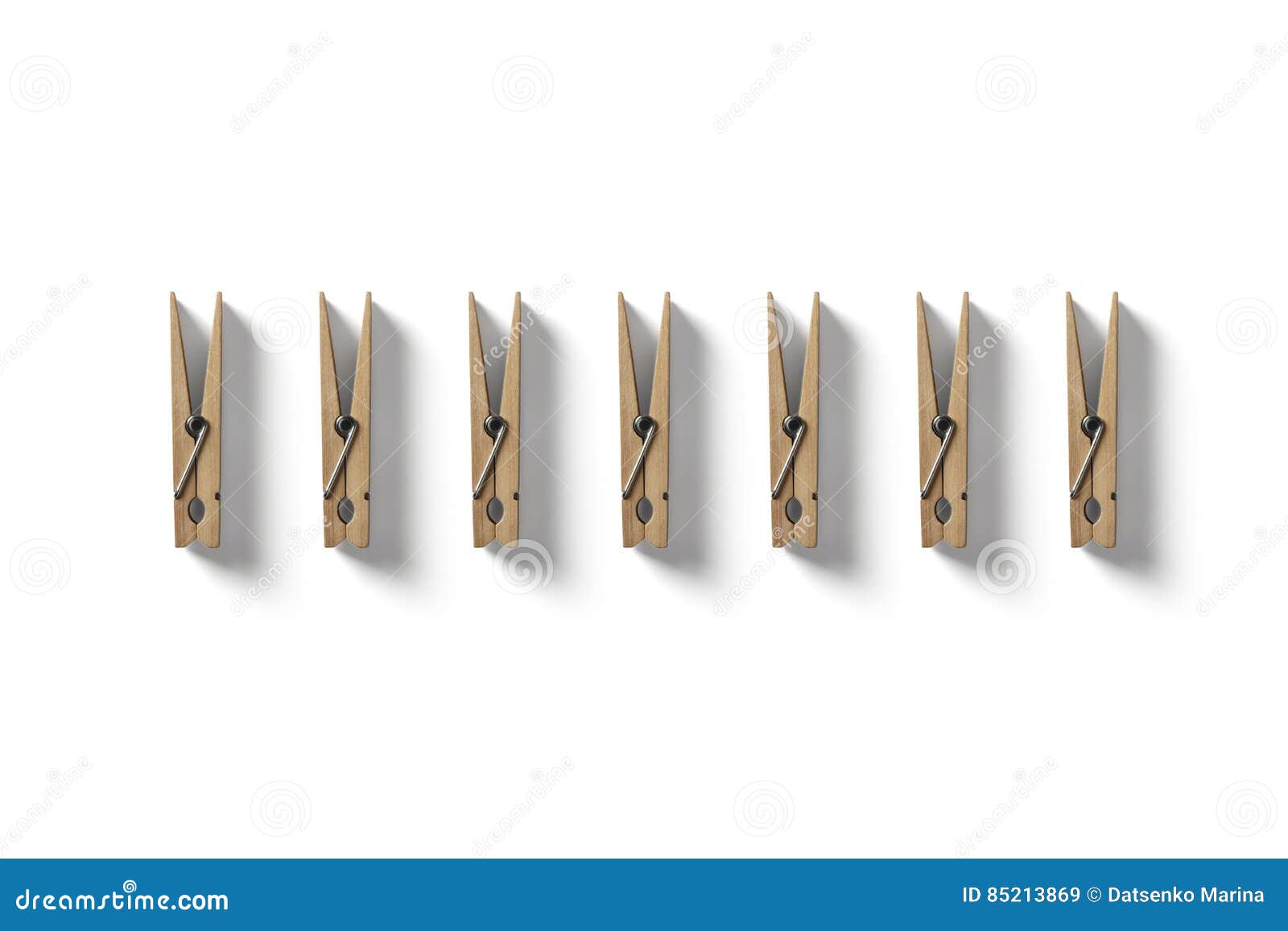 A Number of Wooden Clothespins Stock Image Image of texture, wooden