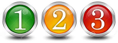 Numbers 1 2 3 One Two Three Stock Illustration Illustration of number