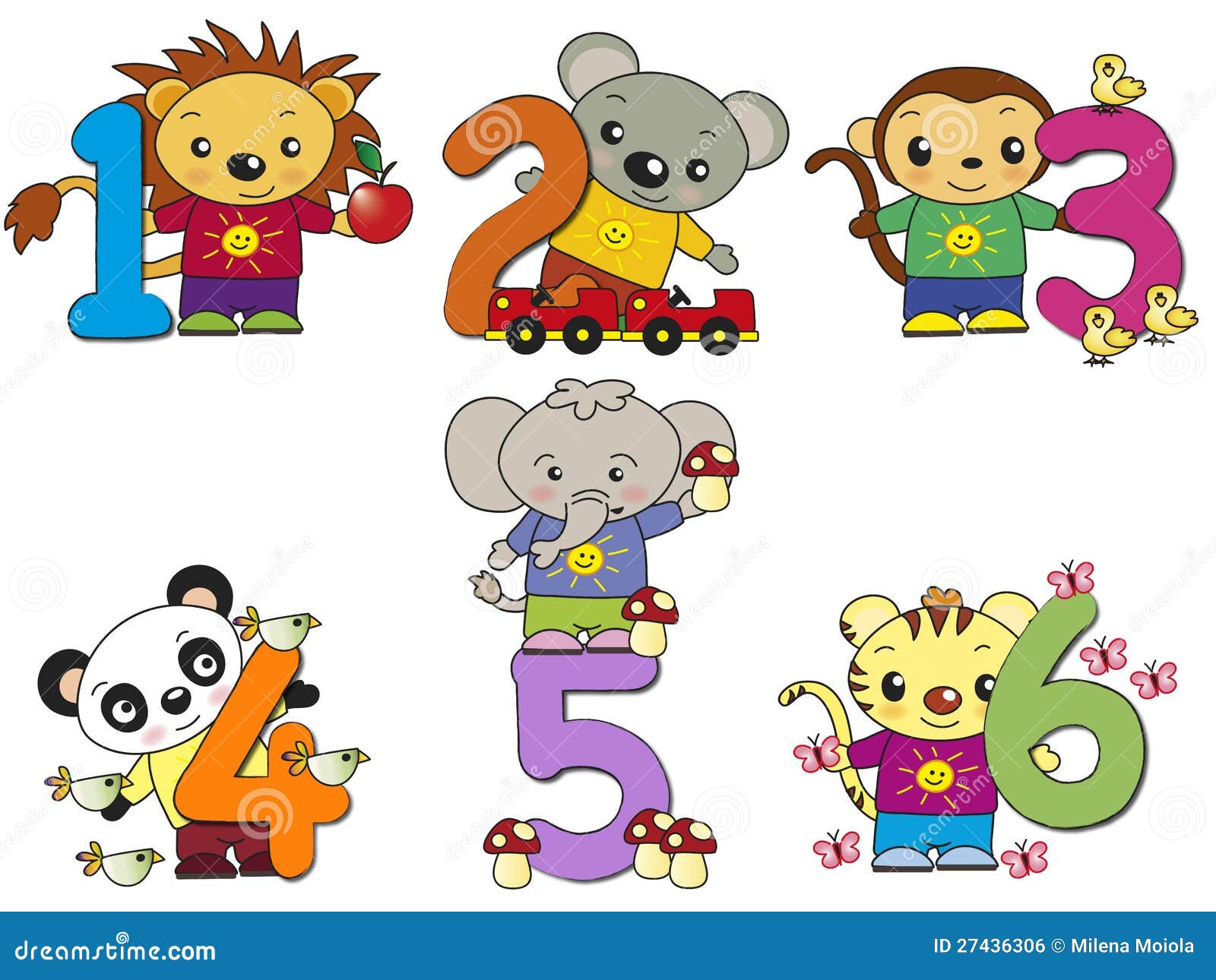 Numbers stock illustration. Image of five, mushroom Numbers stock illustration. Image of five, mushroom
