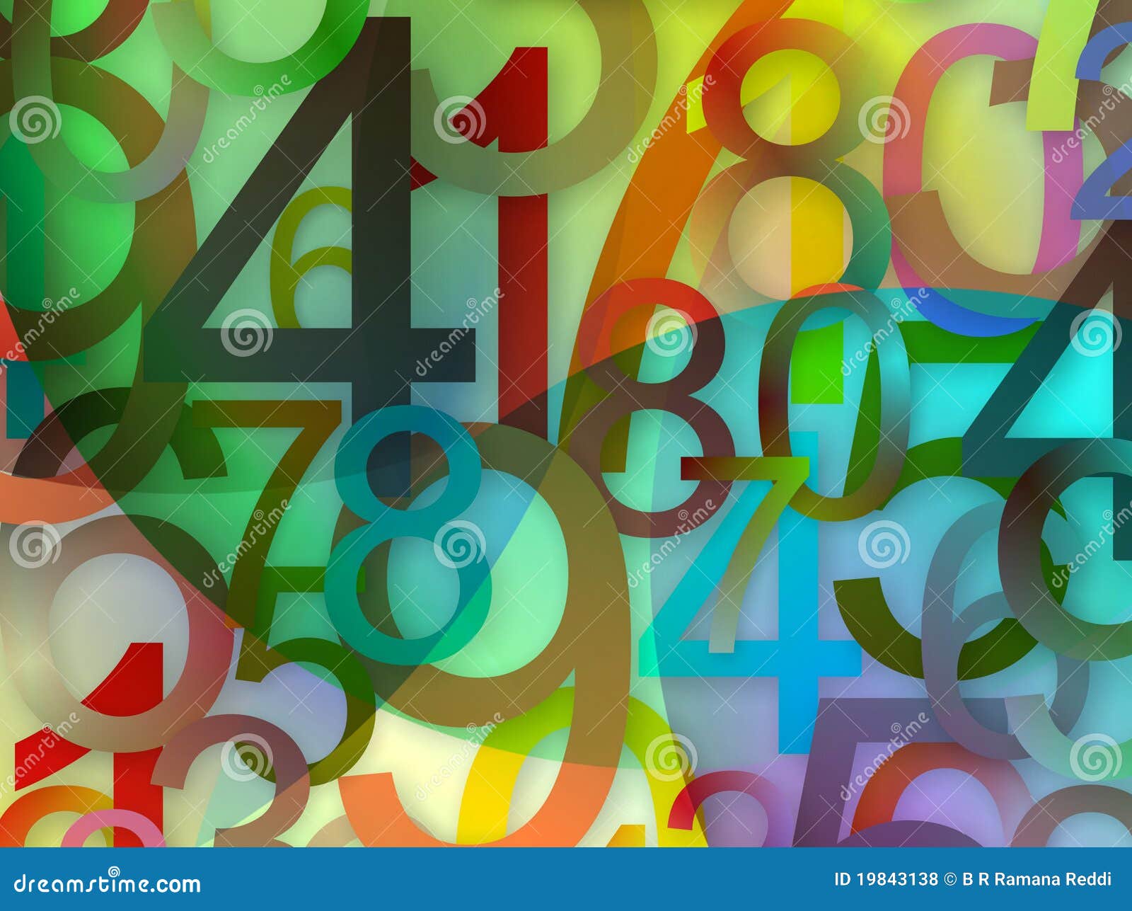 Numbers background stock illustration. Illustration of count - 19843138