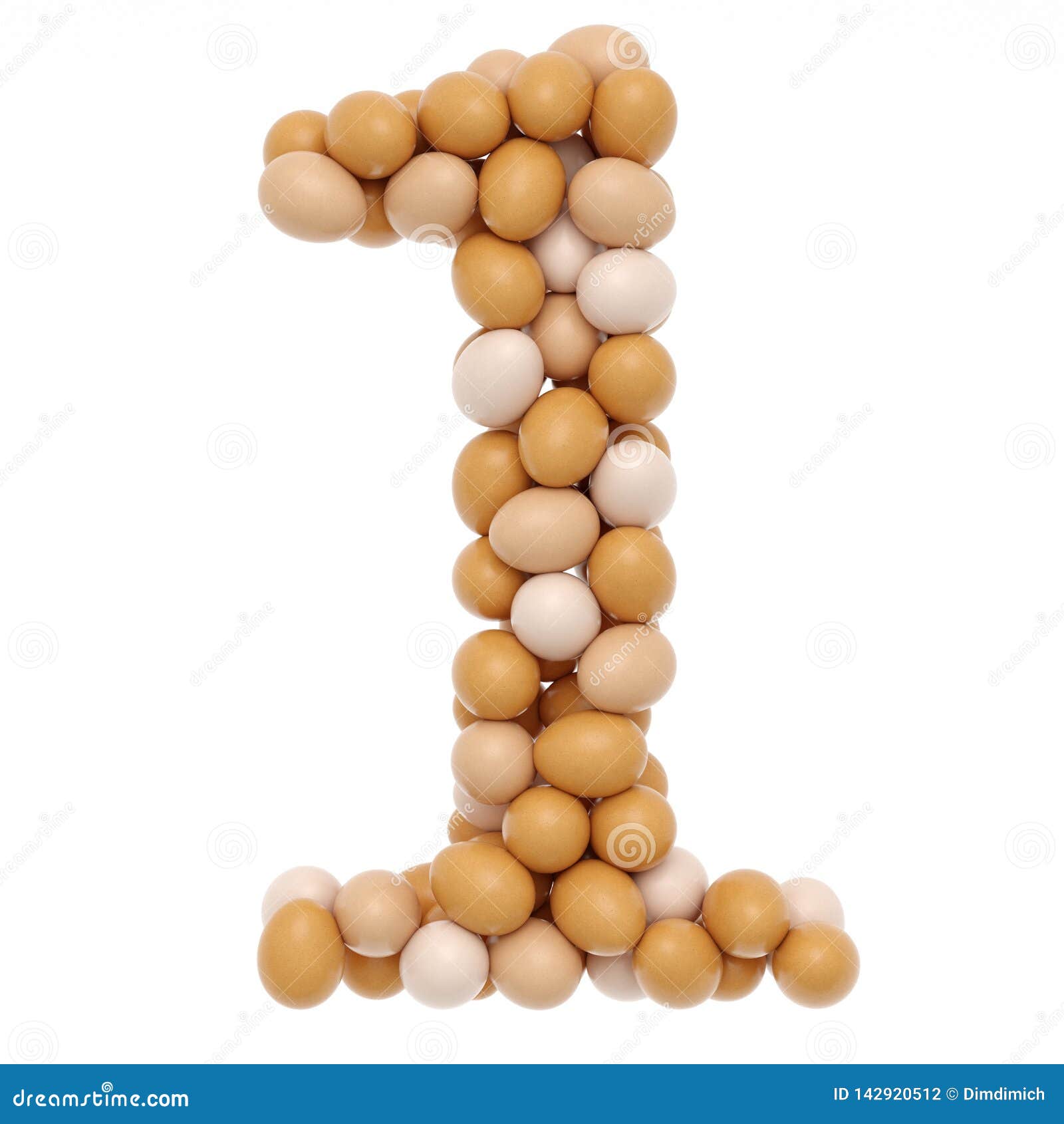 Numbers from eggs stock photo. Image of decoration, production 142920512