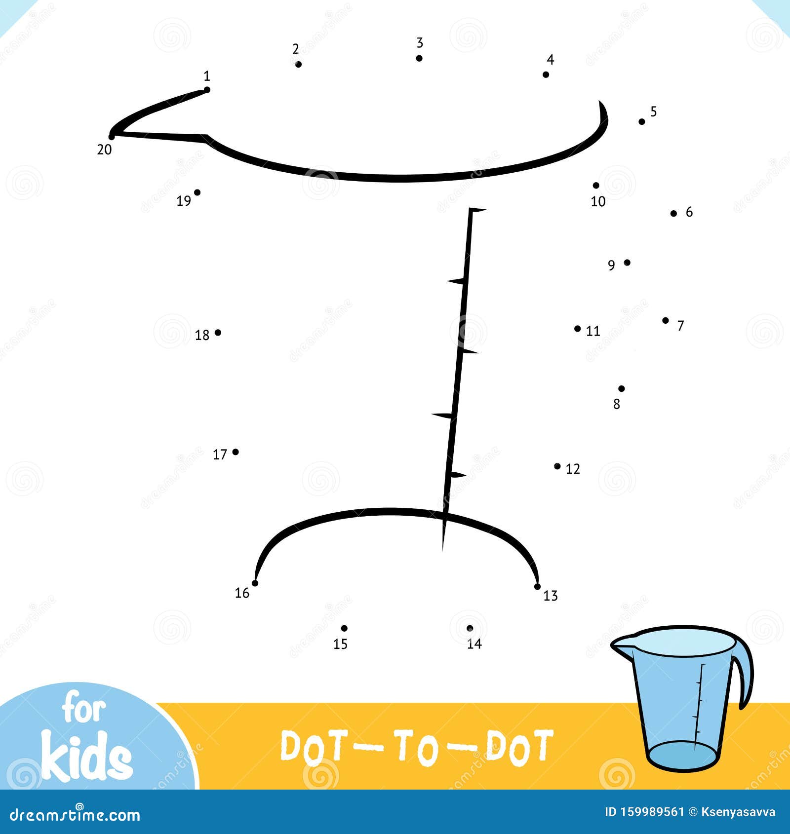 Numbers Game Education Game For Children Measuring Cup Stock Vector numbers-game-education-game-for-children-measuring-cup-stock-vector