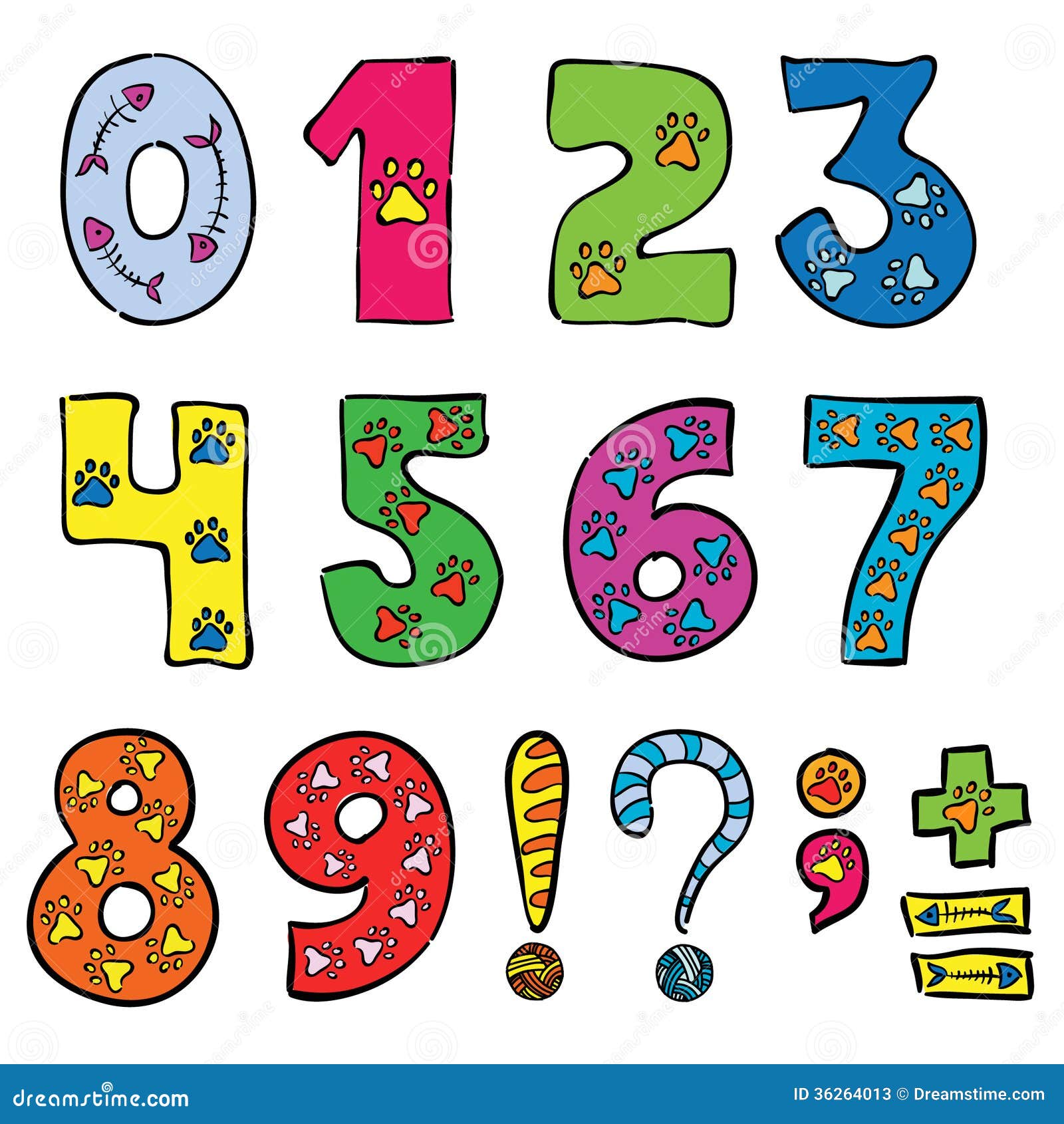 free funny numbers clipart - photo #50