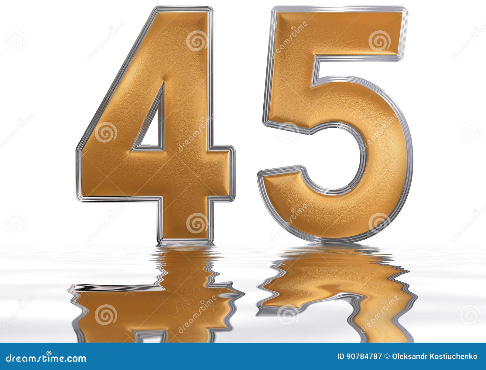 Цифра сорок пять. Цифра 45. Красивые цифры 45 золотые. Зд цифры 45