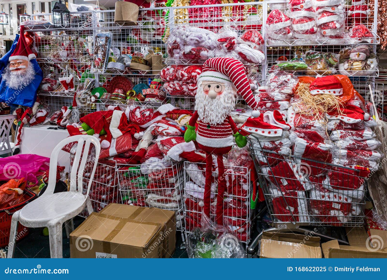 Numerous Christmas Decorations for Sale at the Christmas Market in ...