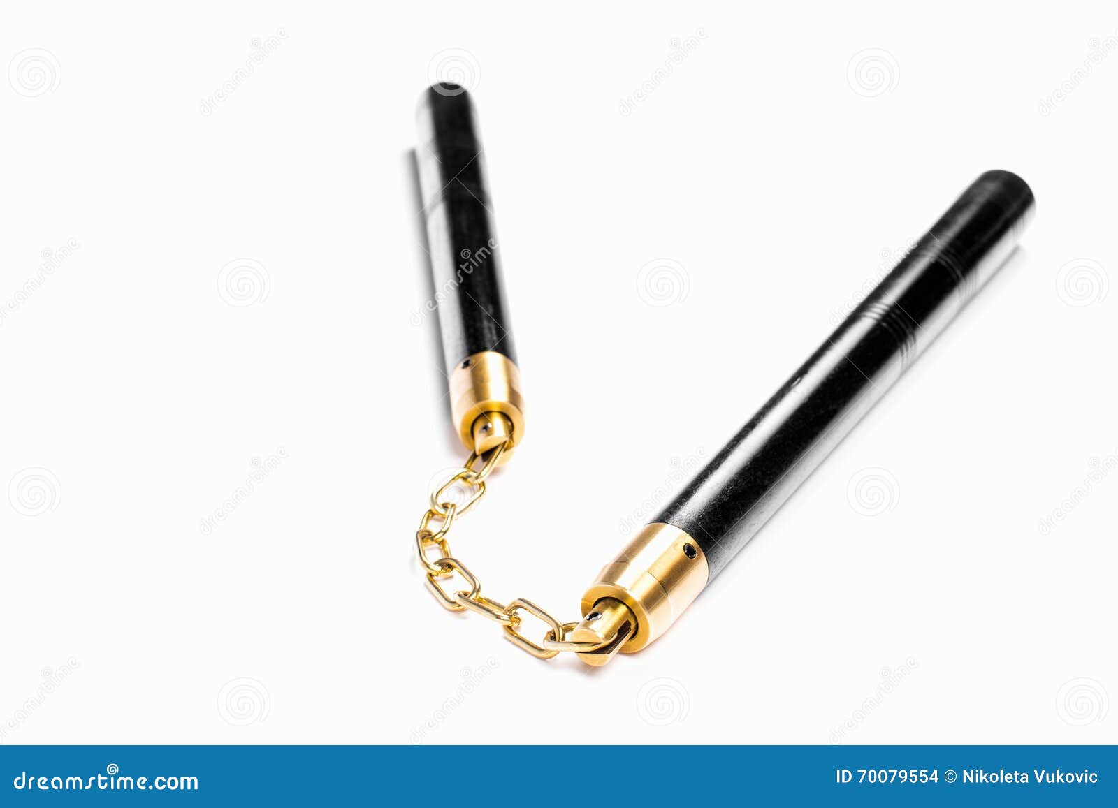 Nunchaku stock photo. Image of ninjutsu, asian, kung 70079554