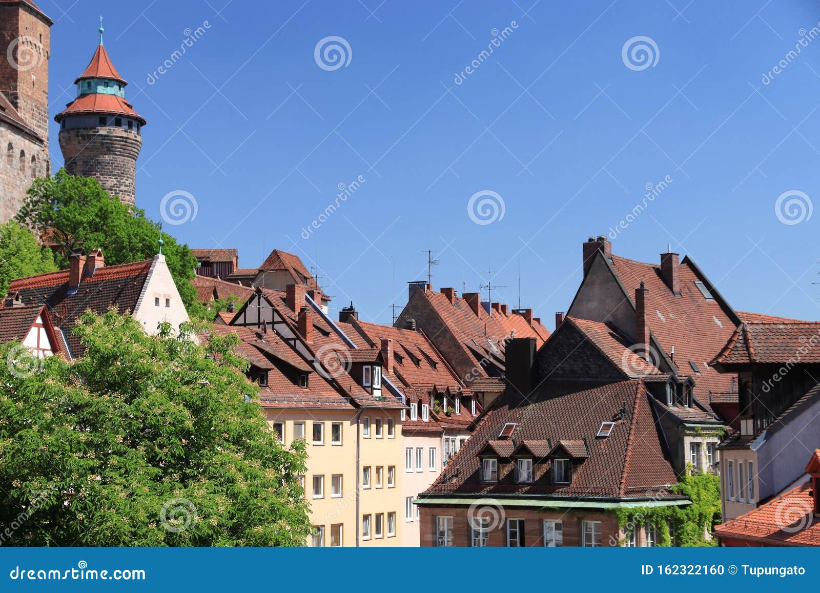 Nuremberg, Germany stock photo. Image of townscape, timber 162322160