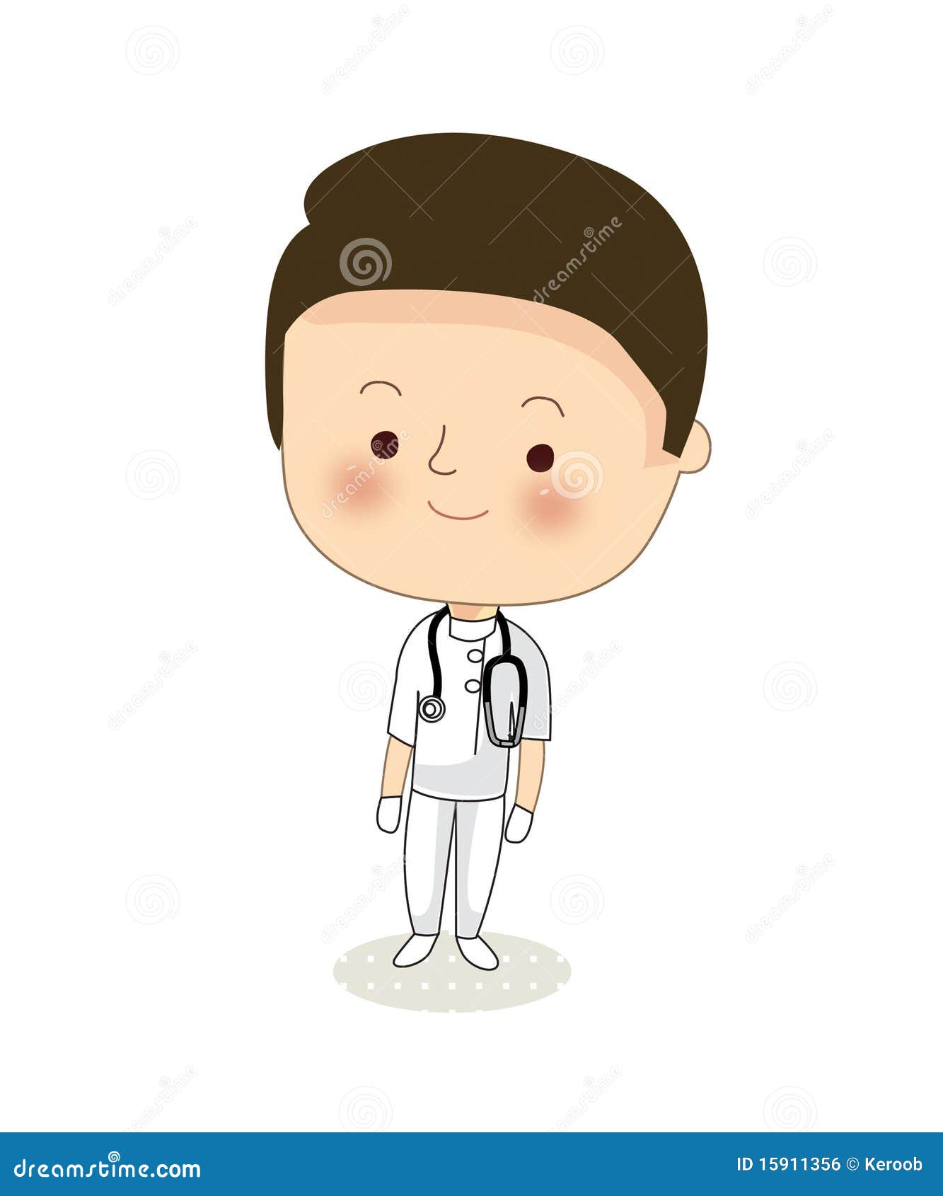 Nurse stock vector. Illustration of illust, working, nurseman - 15911356