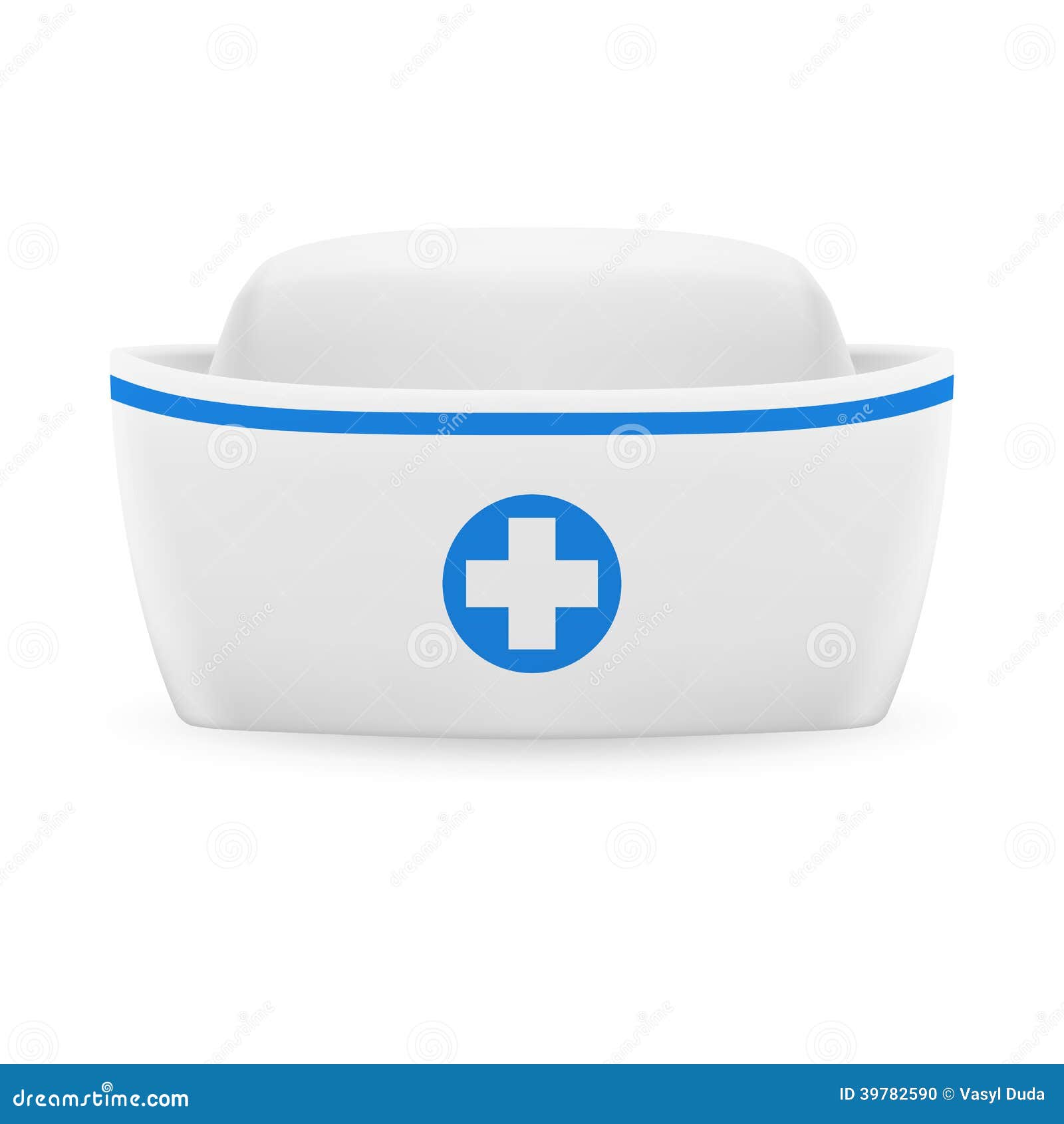 Nurse cap stock vector. Illustration of headwear, medicine 39782590