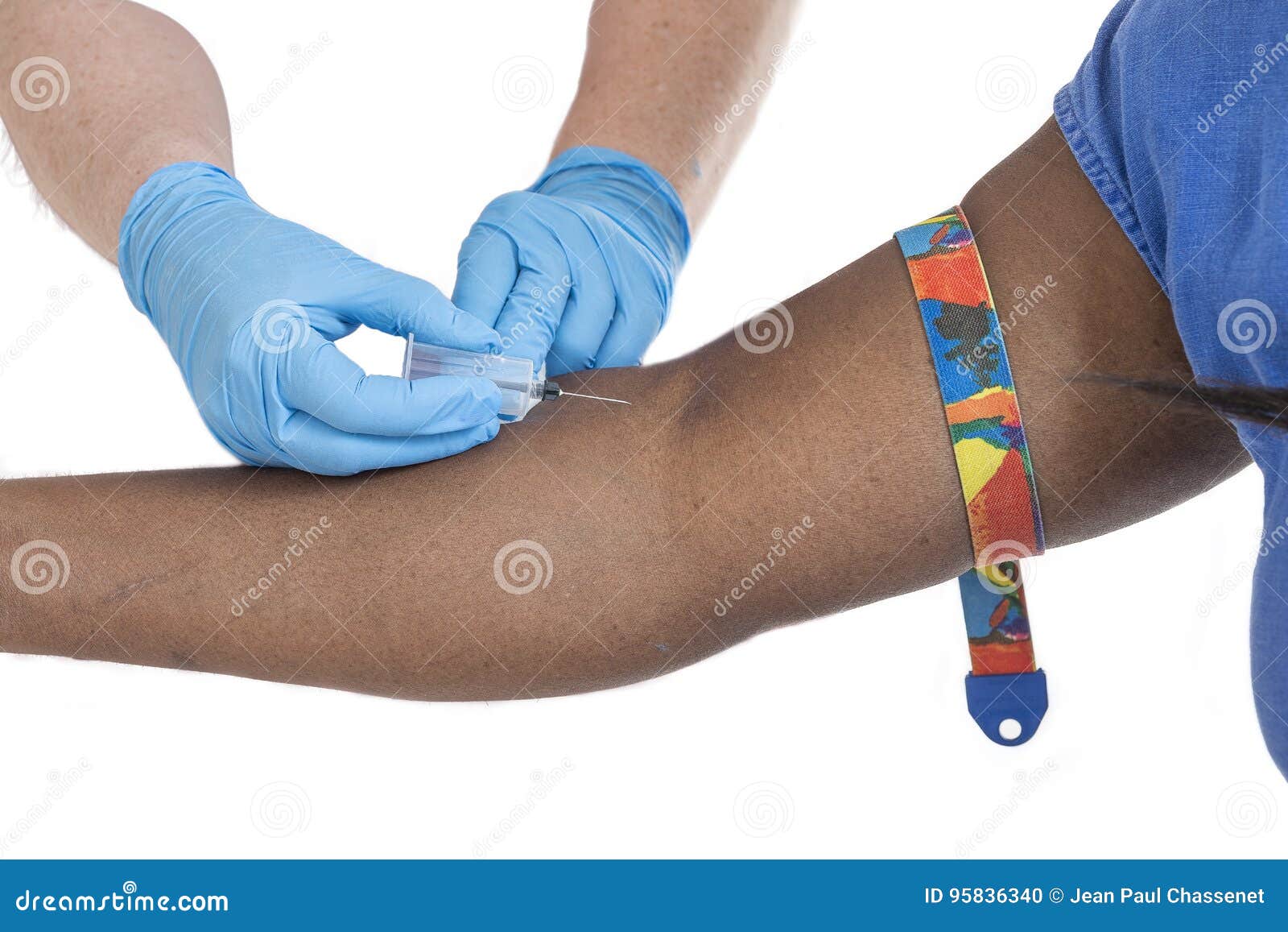 Confident Nurse Wearing Gloves In Hospital Stock Photo 