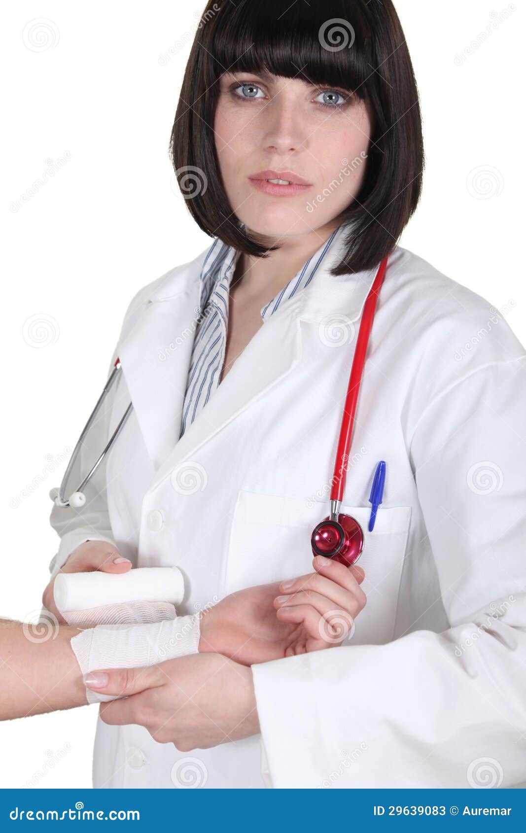 Nurse healing arm stock image. Image of illness, damage 29639083