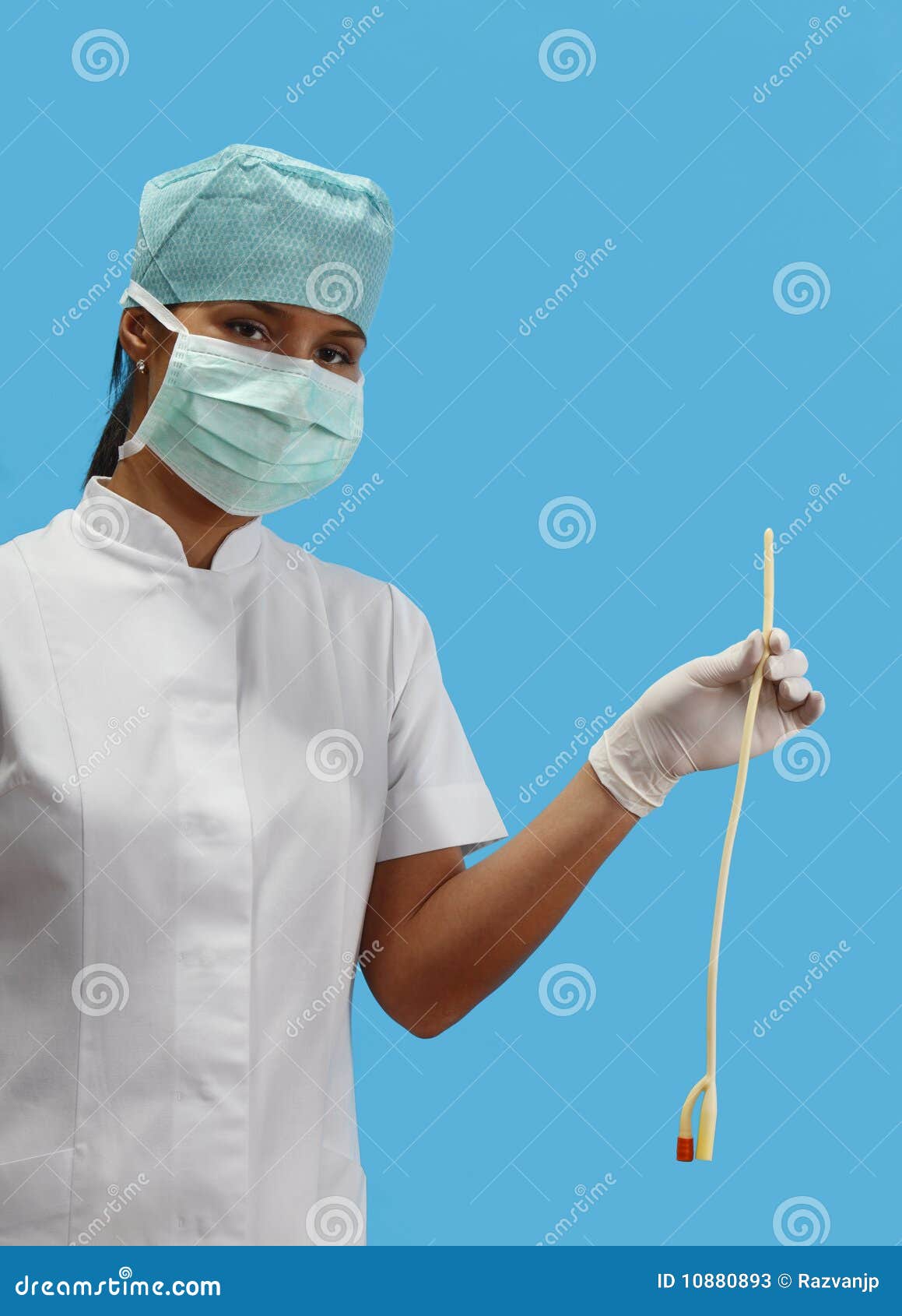 Nurse Holding An Urinary Catheter Stock Image Image 10880893