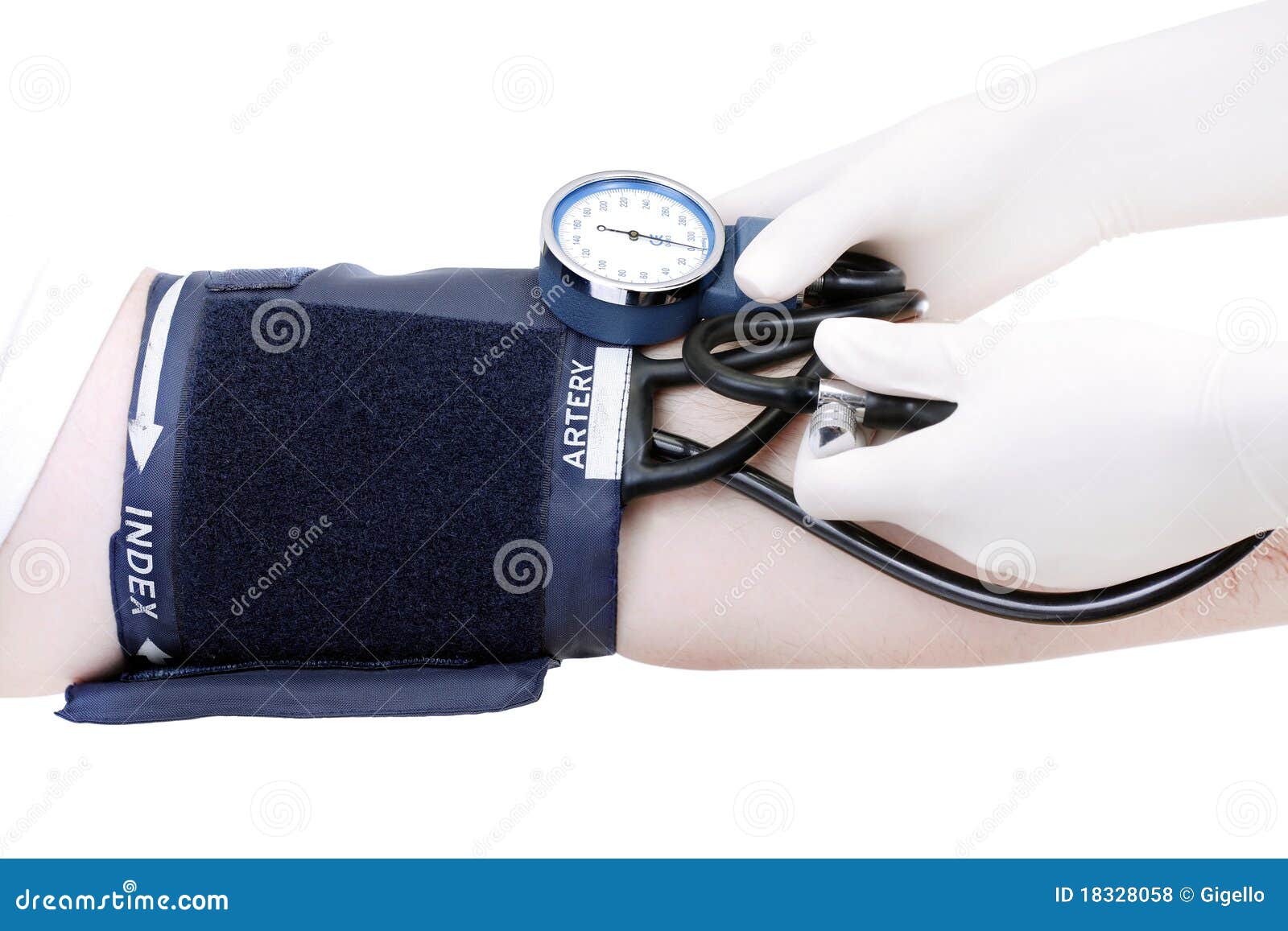 Nurse Measuring the Blood Pressure Stock Photo Image of assist