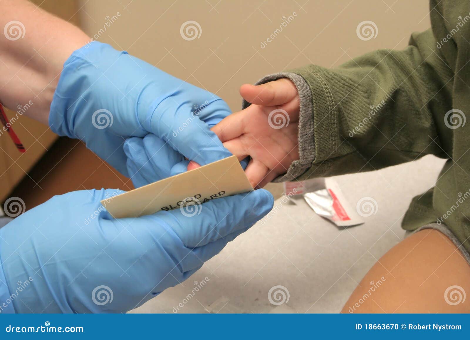 Nurse Taking Blood Tests from Child Stock Photo Image of nurse, child