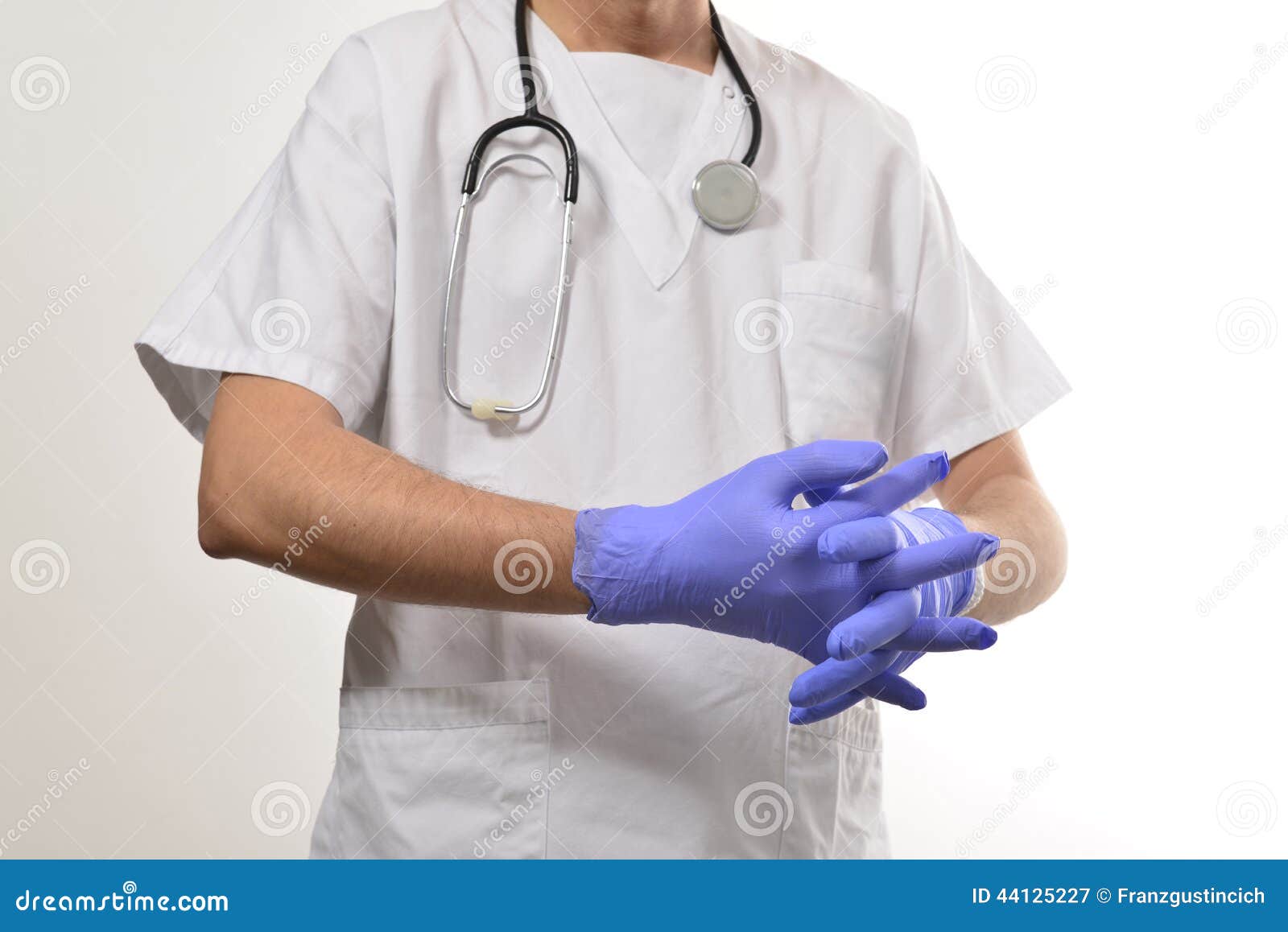 Nurse wearing gloves stock image. Image of hygiene, healthcare 44125227