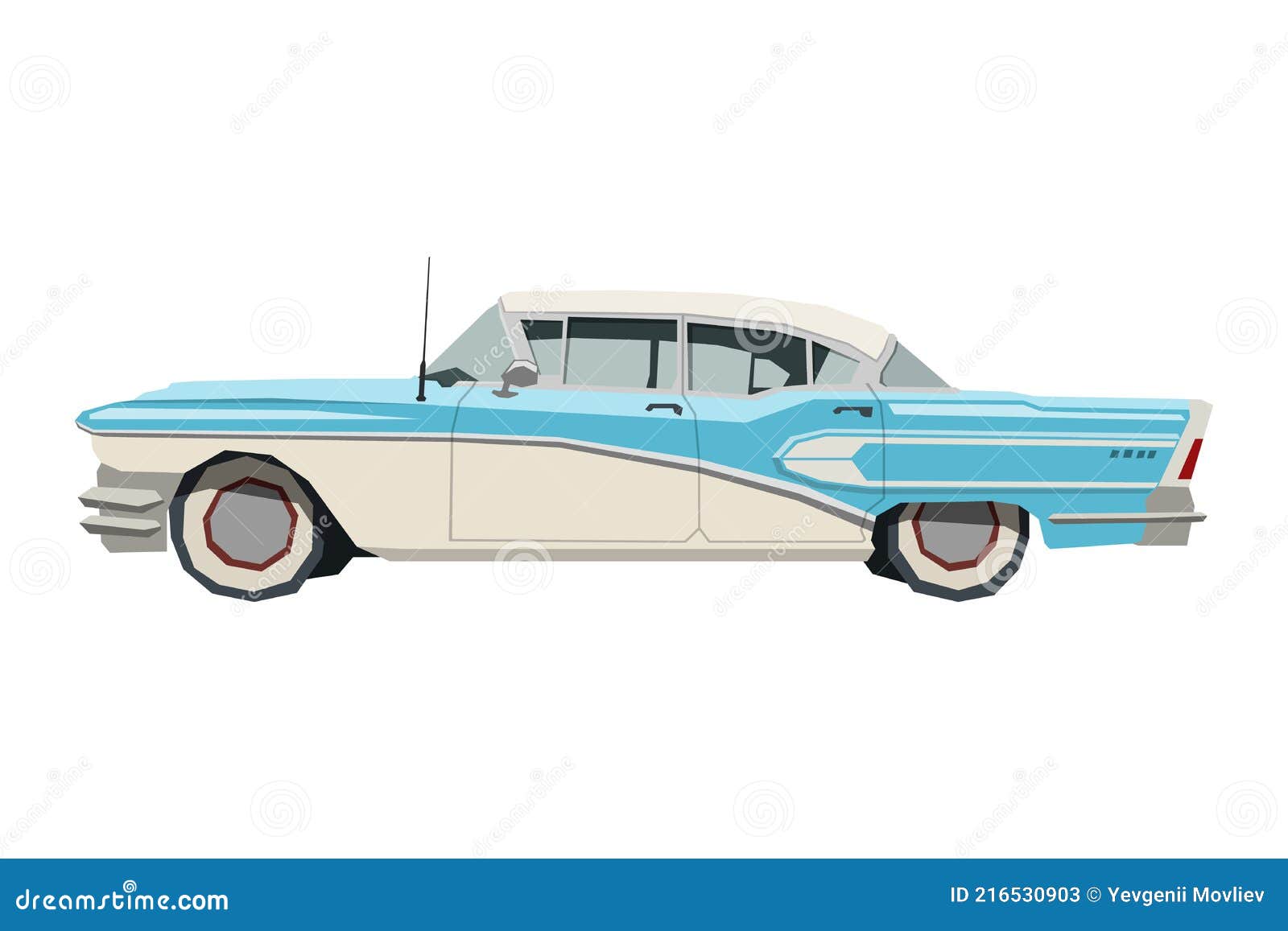 Nursery Retro Car Drawing. Vintage Car in Cartoon Style. Isolated Vehicle  Print for Kids Game Room Decor Stock Vector - Illustration of retro, antique:  216530903