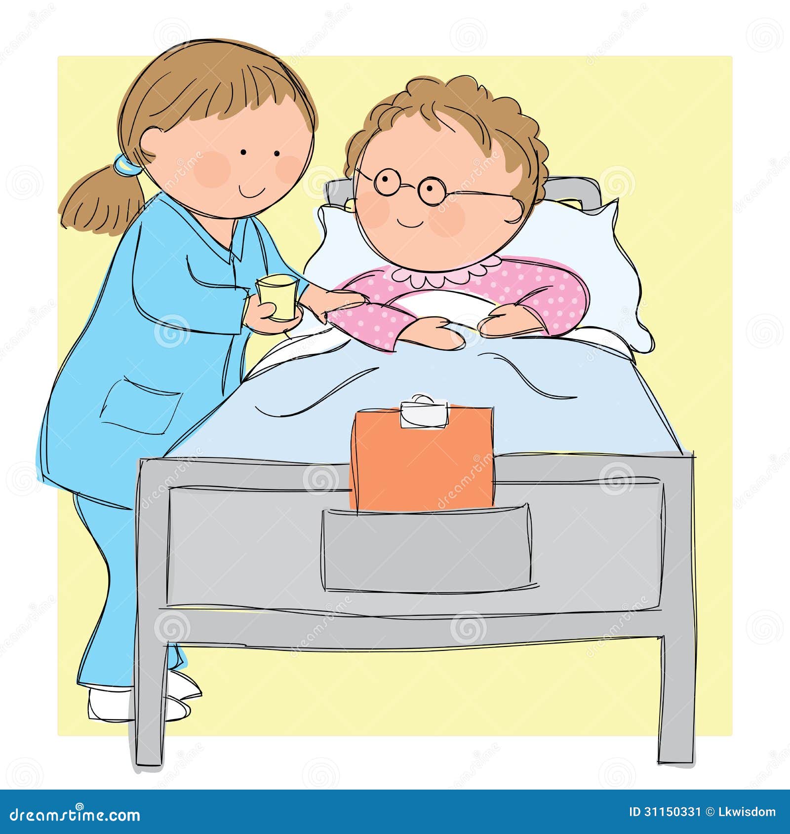 Nursing stock vector. Illustration of assistance, healthcare - 31150331