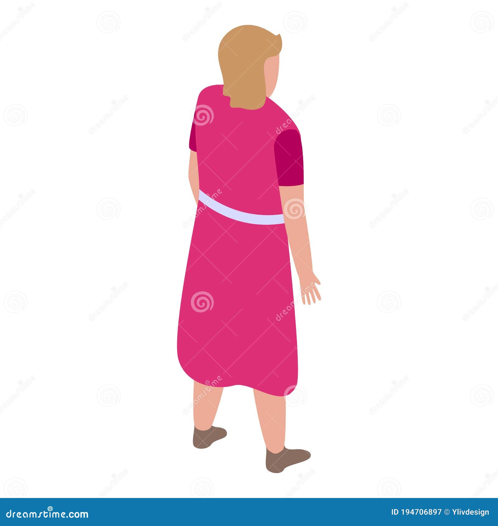 Download Nursing Home Mother Icon, Isometric Style Stock Vector - Illustration of little, female: 194706897